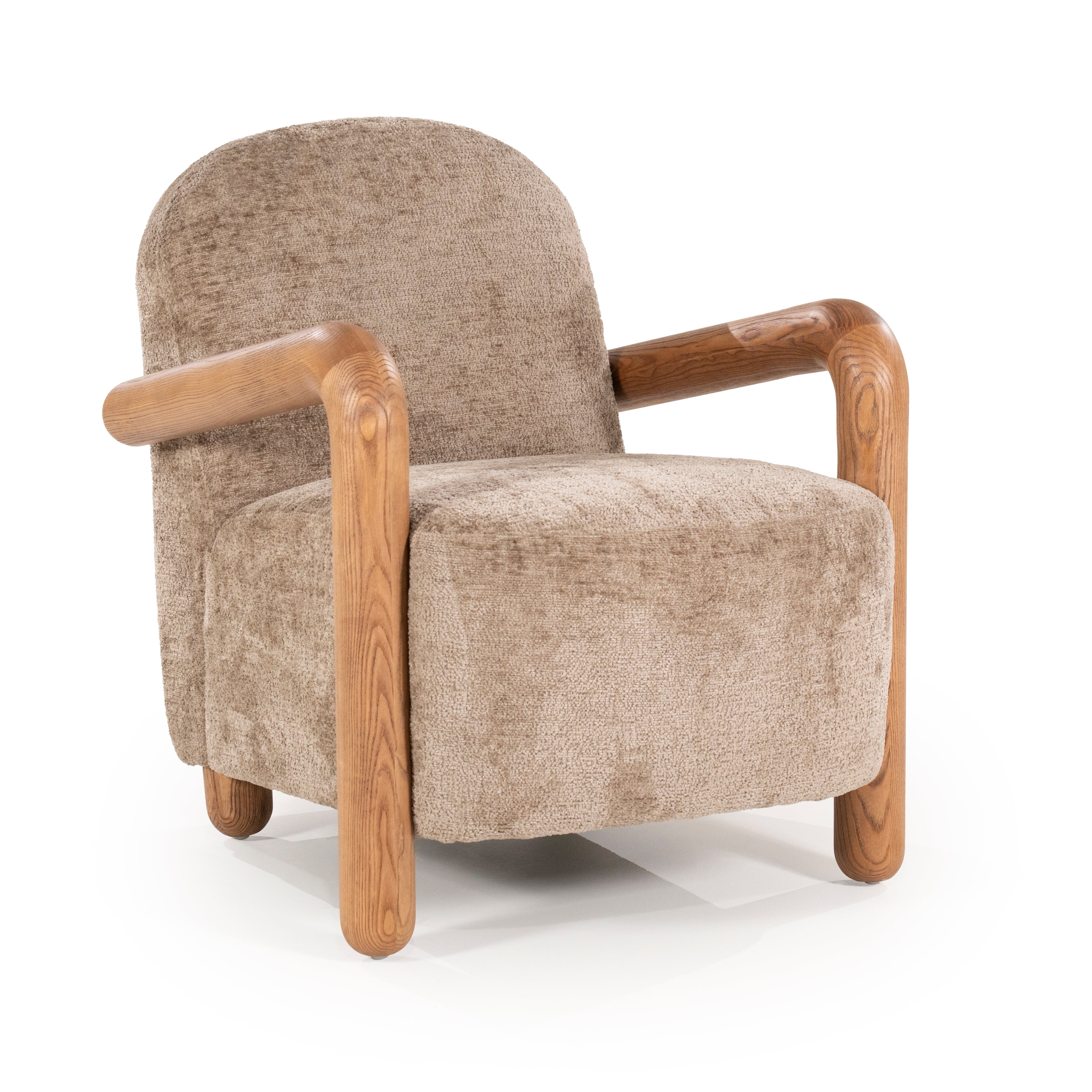 RETROVA Beige Armchair