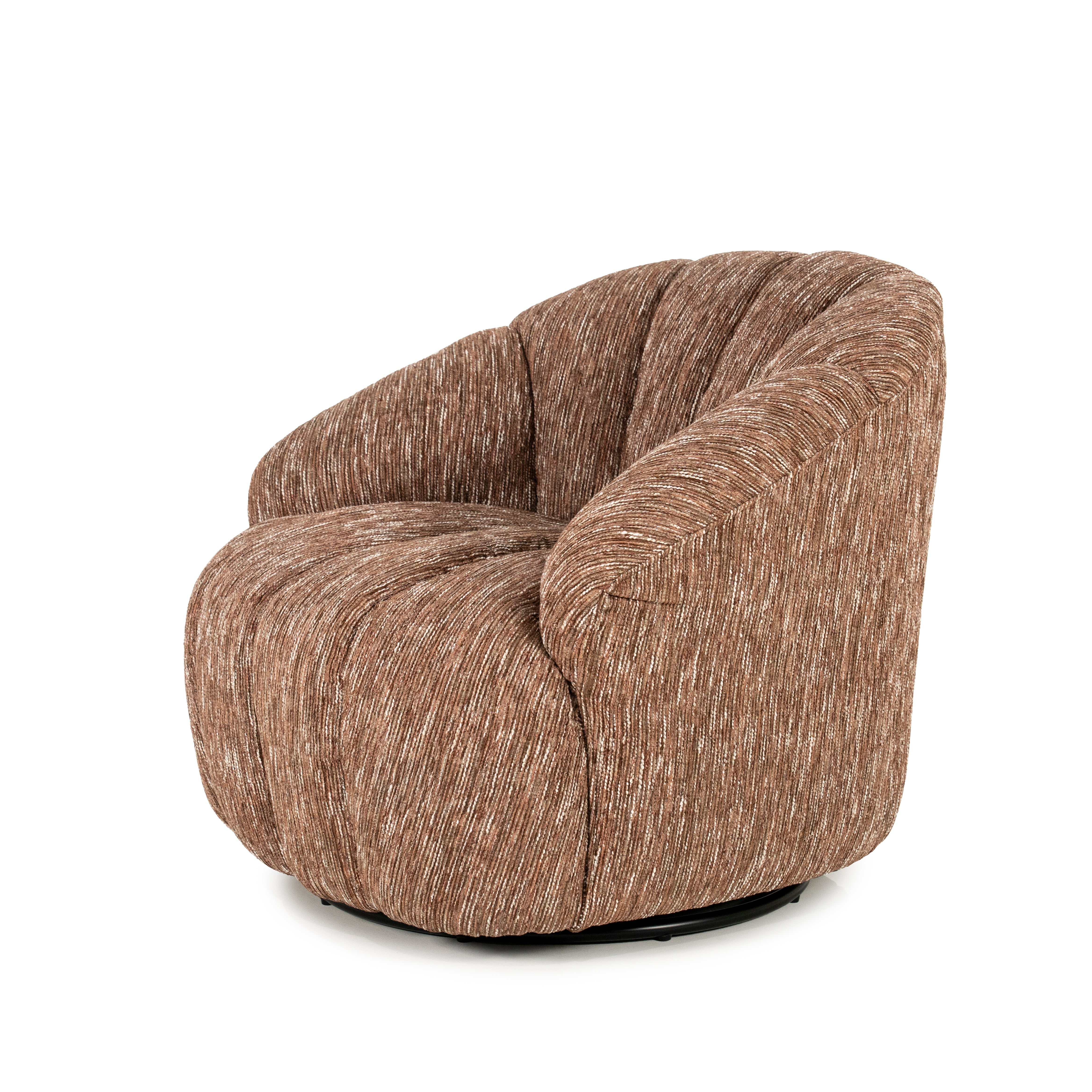 SOGNO Brown Swivel Armchair