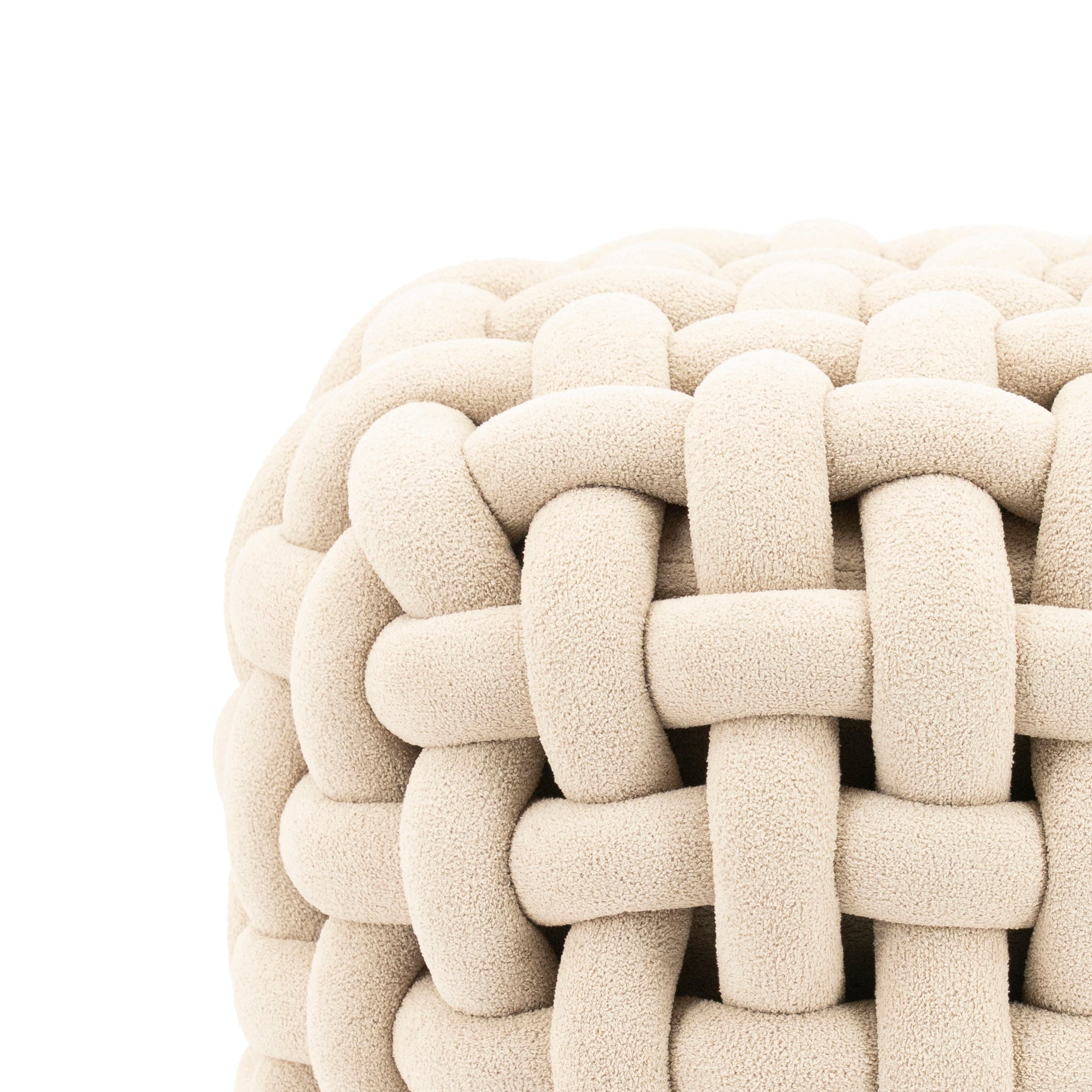 Puf POOFIE krémový