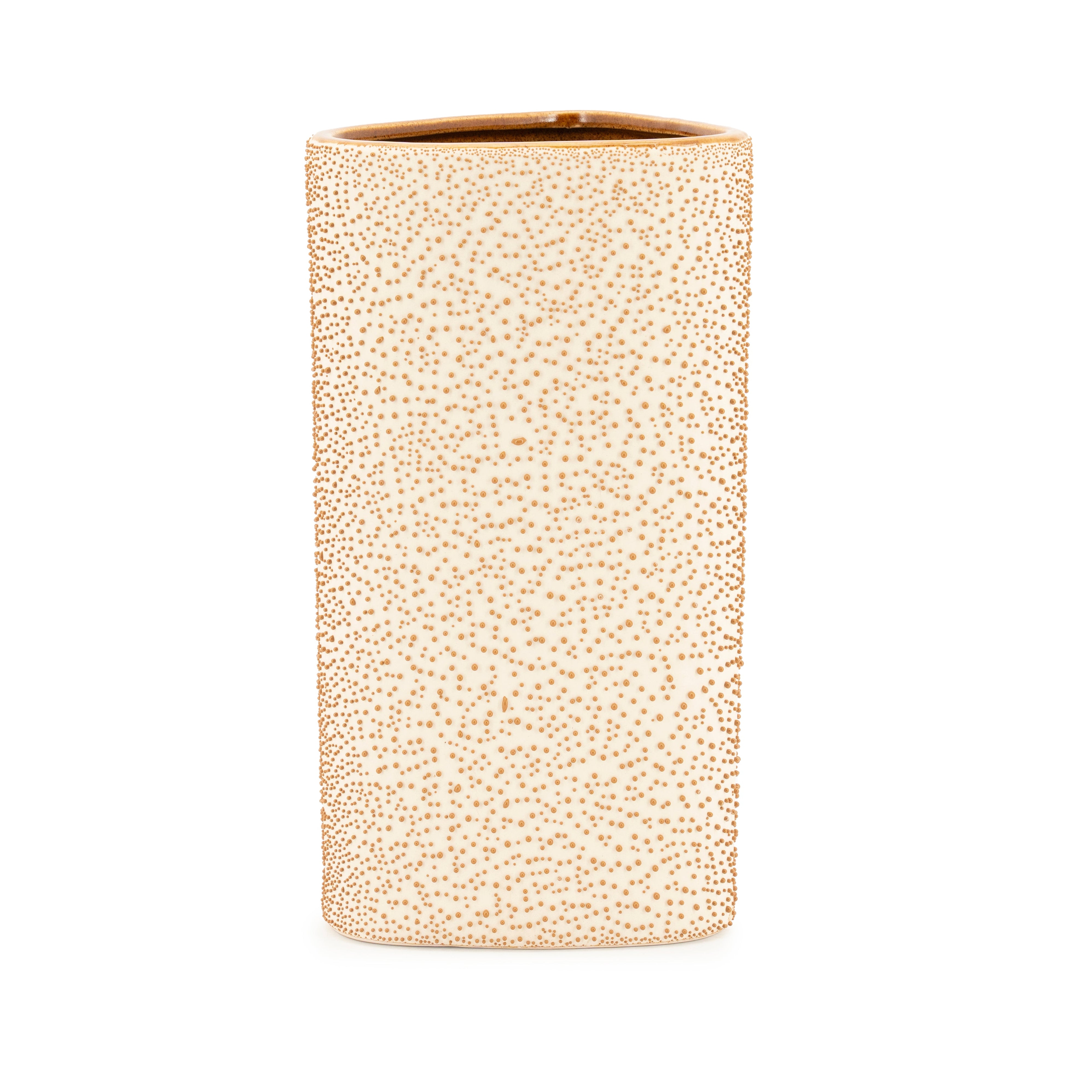 Váza DOTANGLE žltá keramika