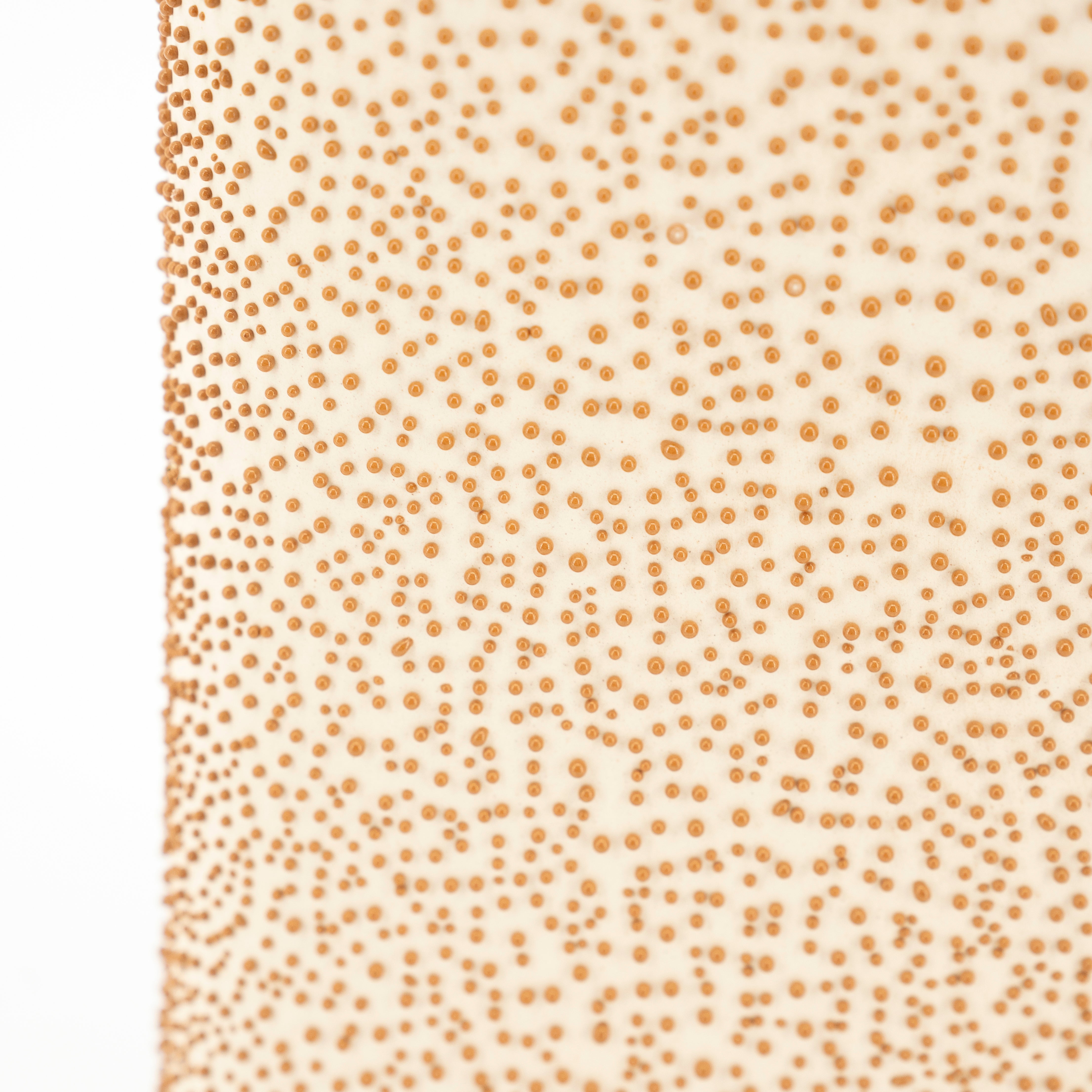 Váza DOTANGLE žltá keramika