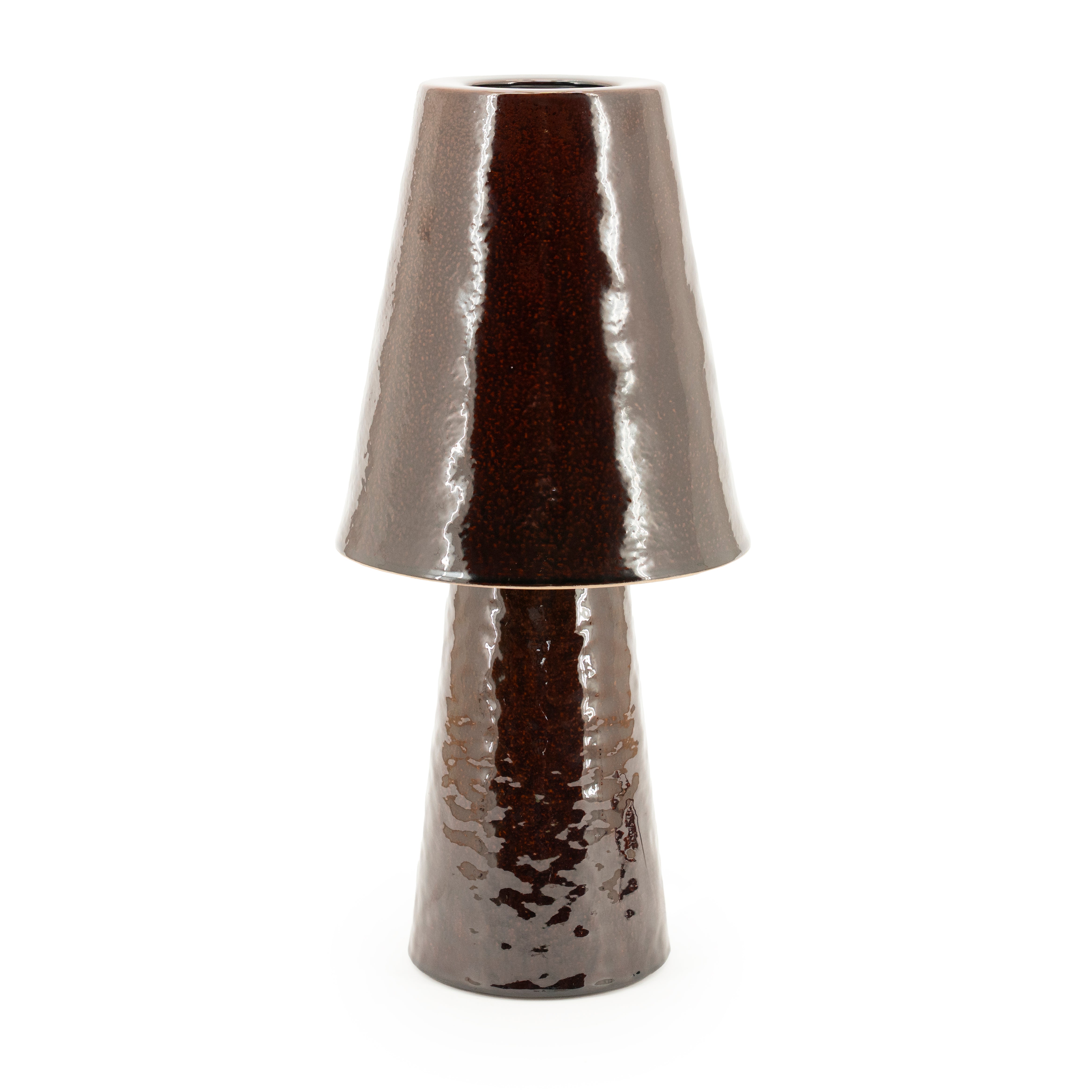 CLAYTON brown table lamp
