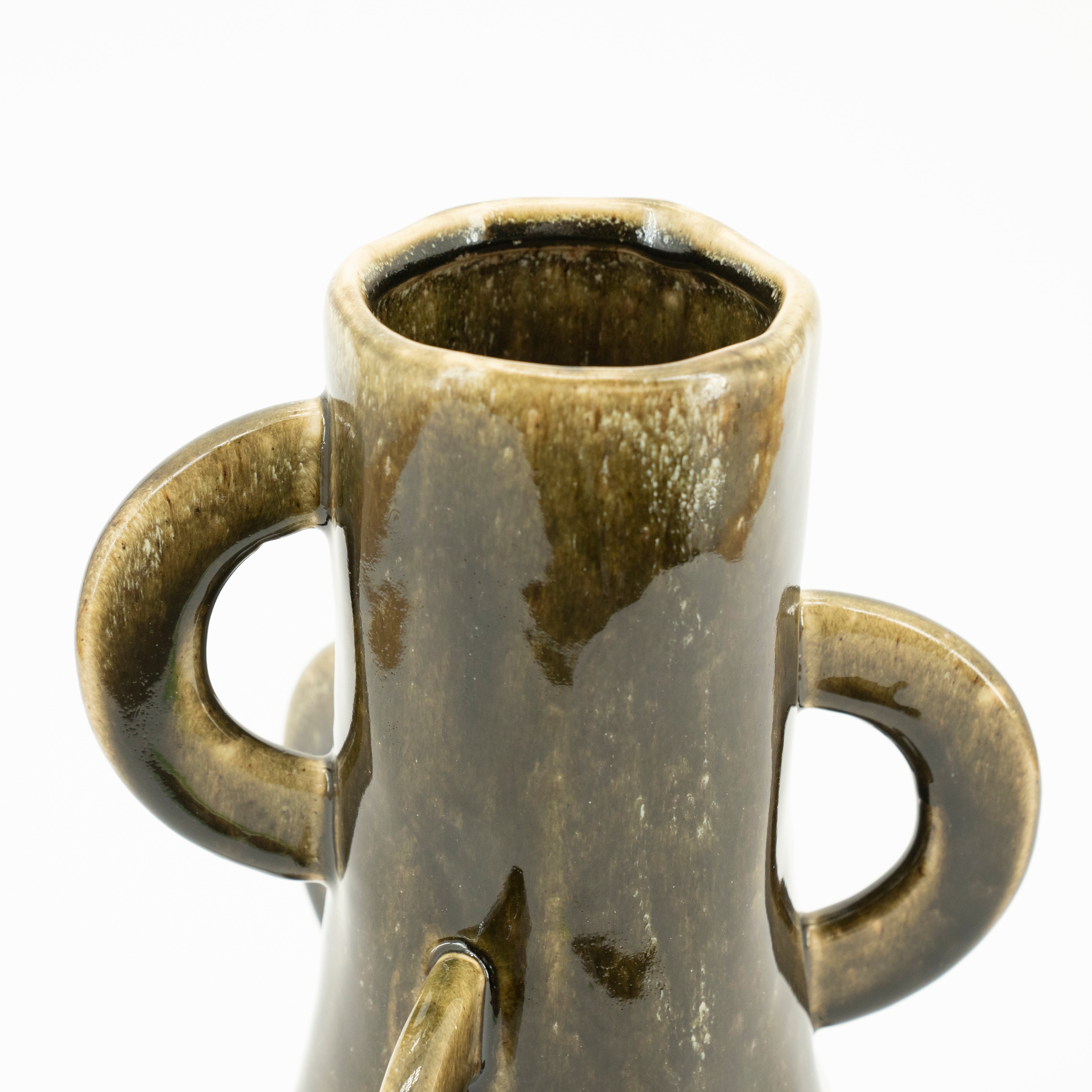 Váza ZAZA zelená kamionka