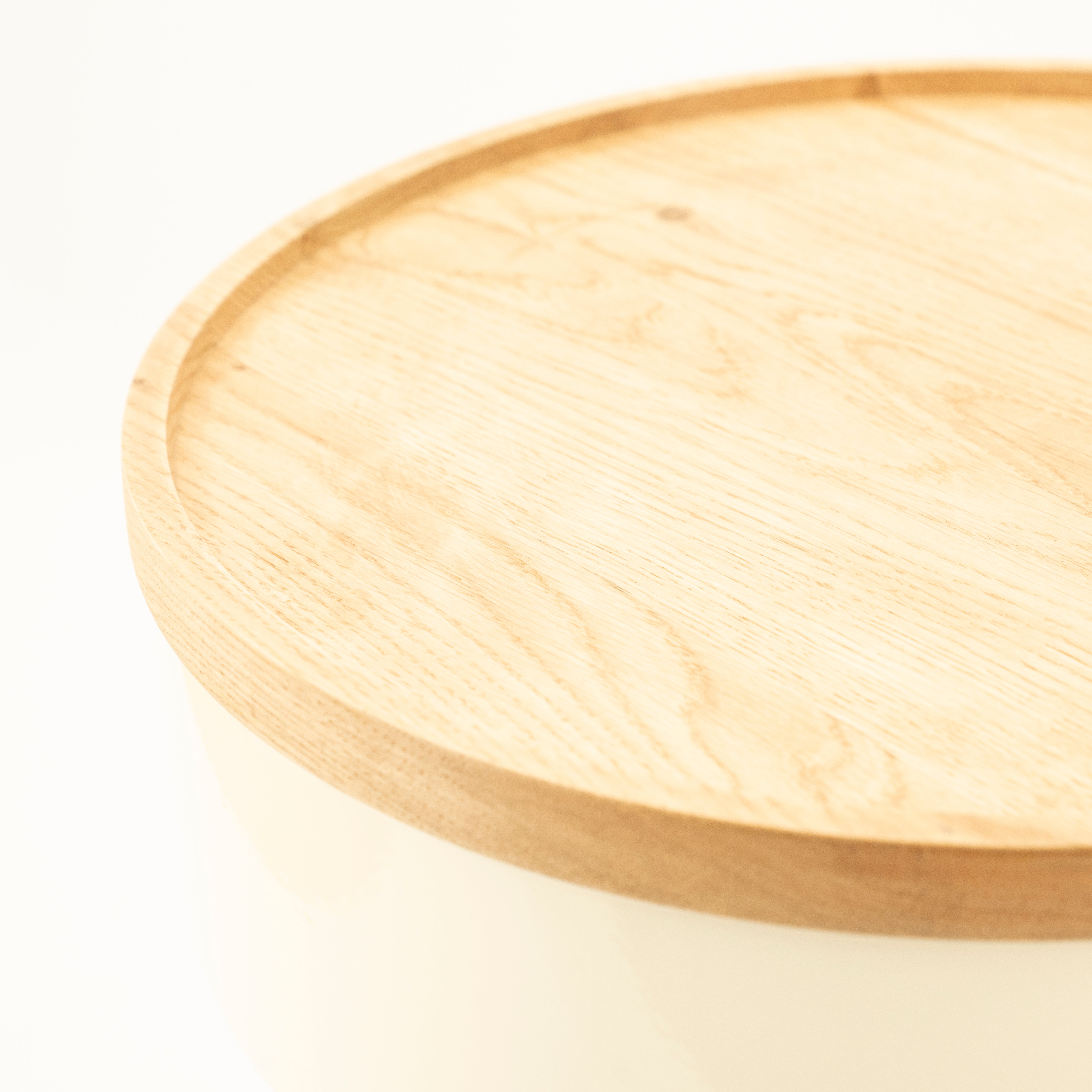 Bocný stolík TONDO krémový