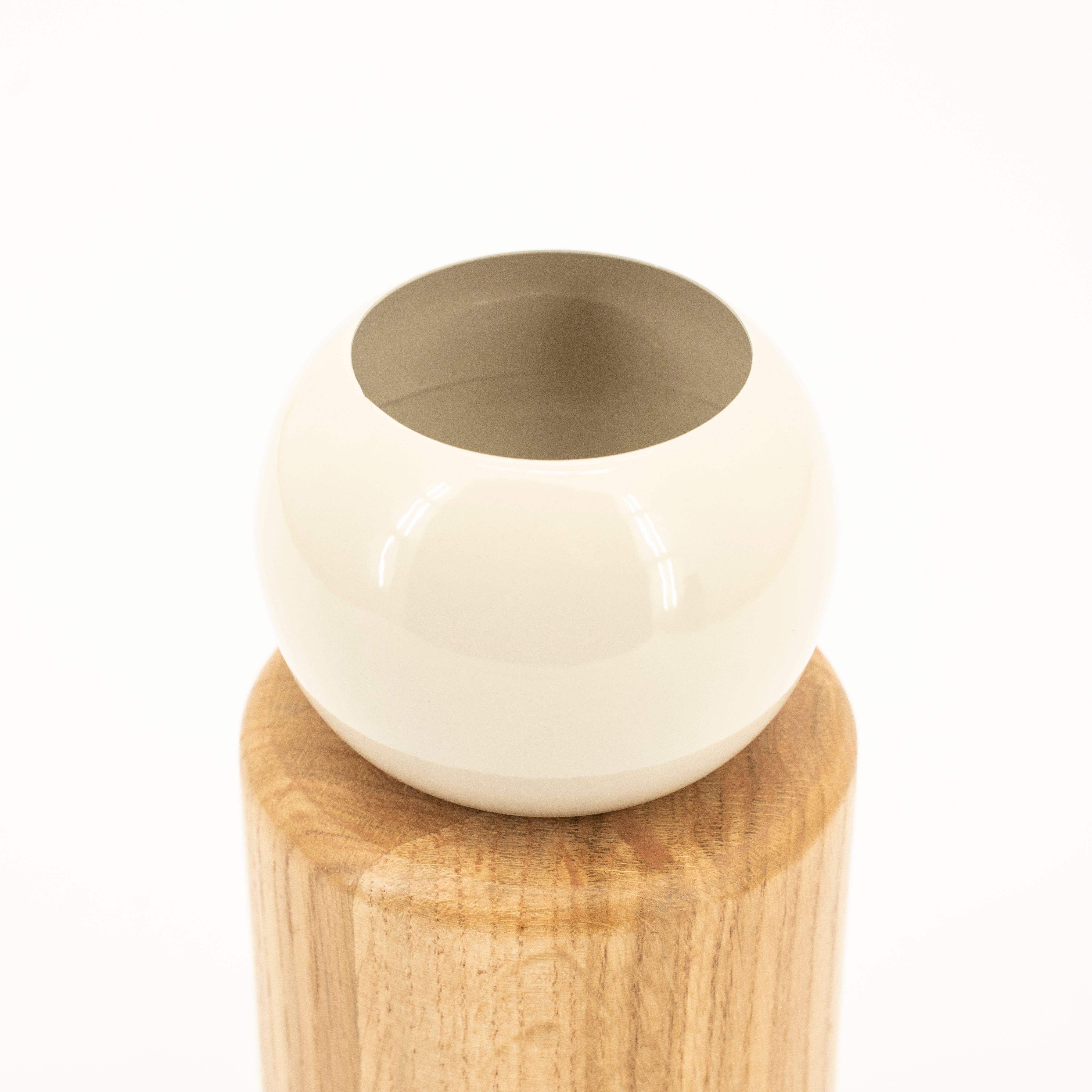 BELLOA vase light acacia wood