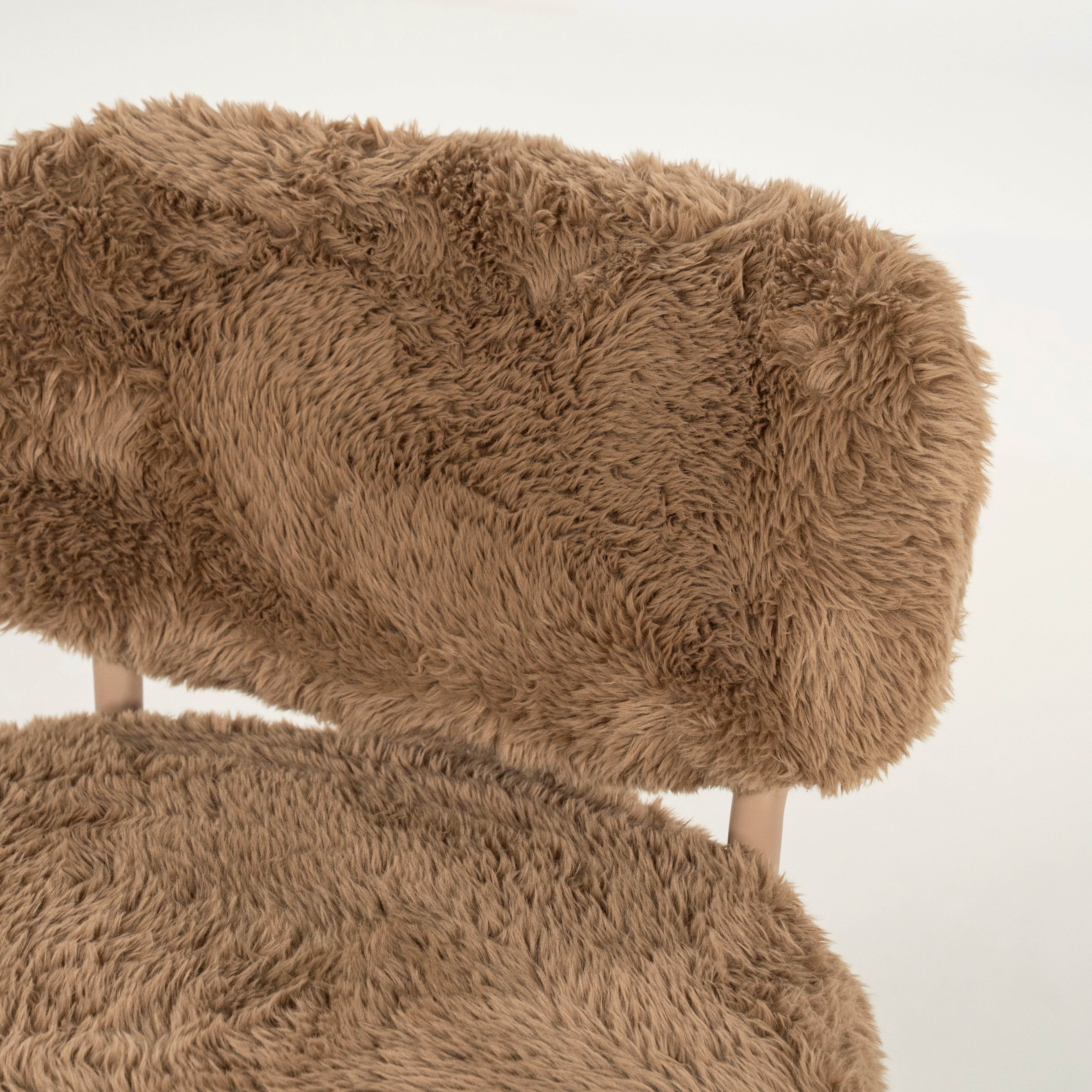 Otočný kreslo FURLO hnedé