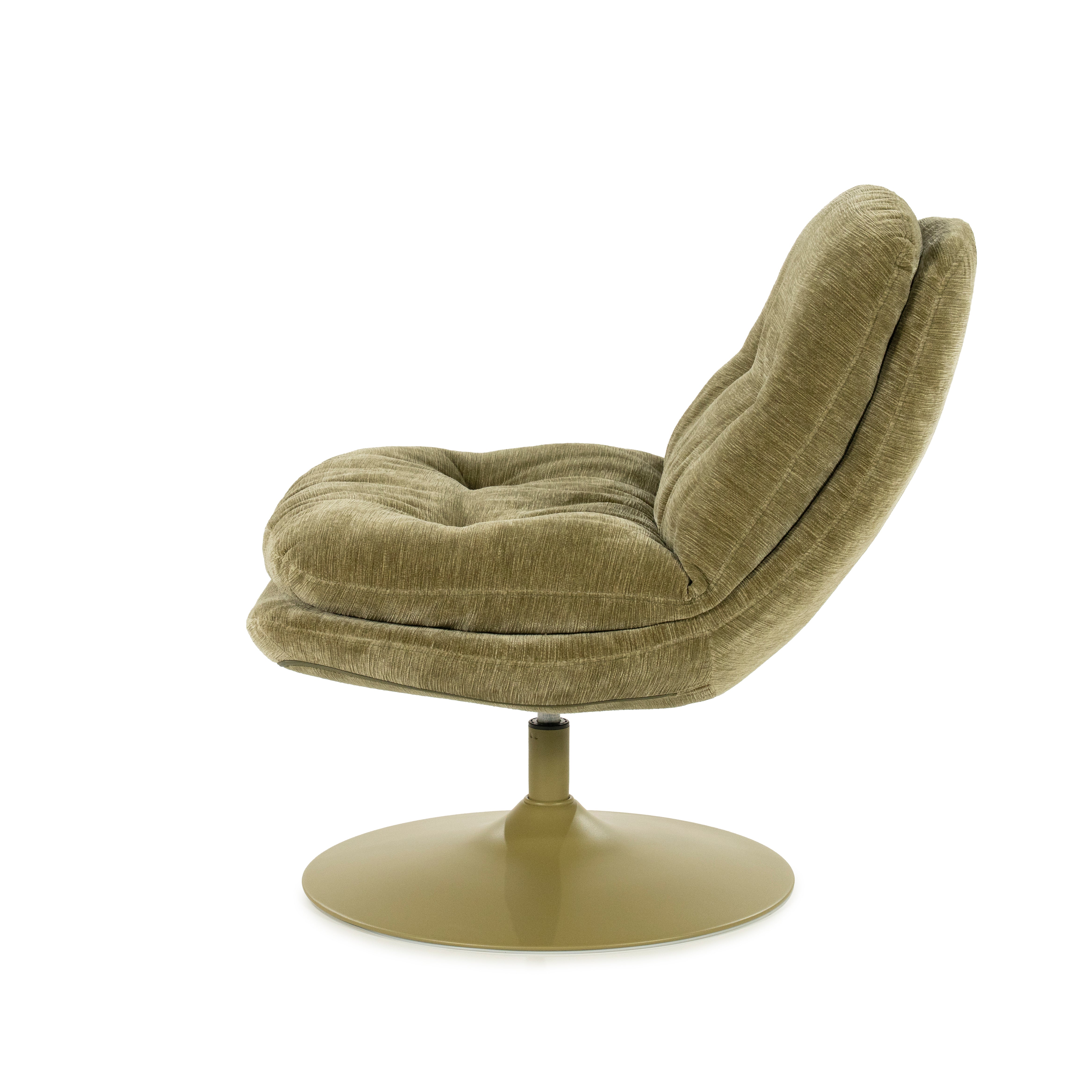 TROMBA Green Swivel Armchair