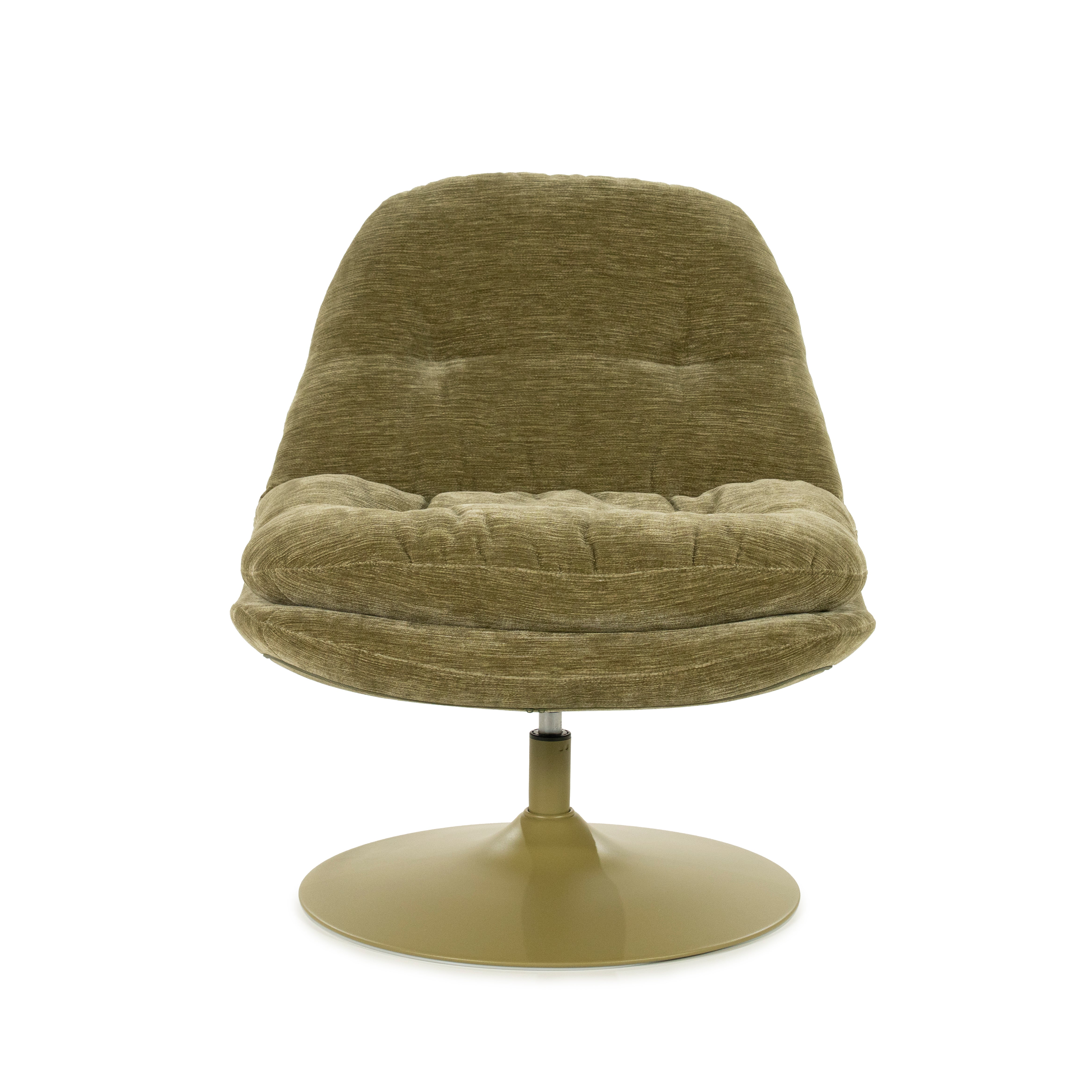 TROMBA Green Swivel Armchair