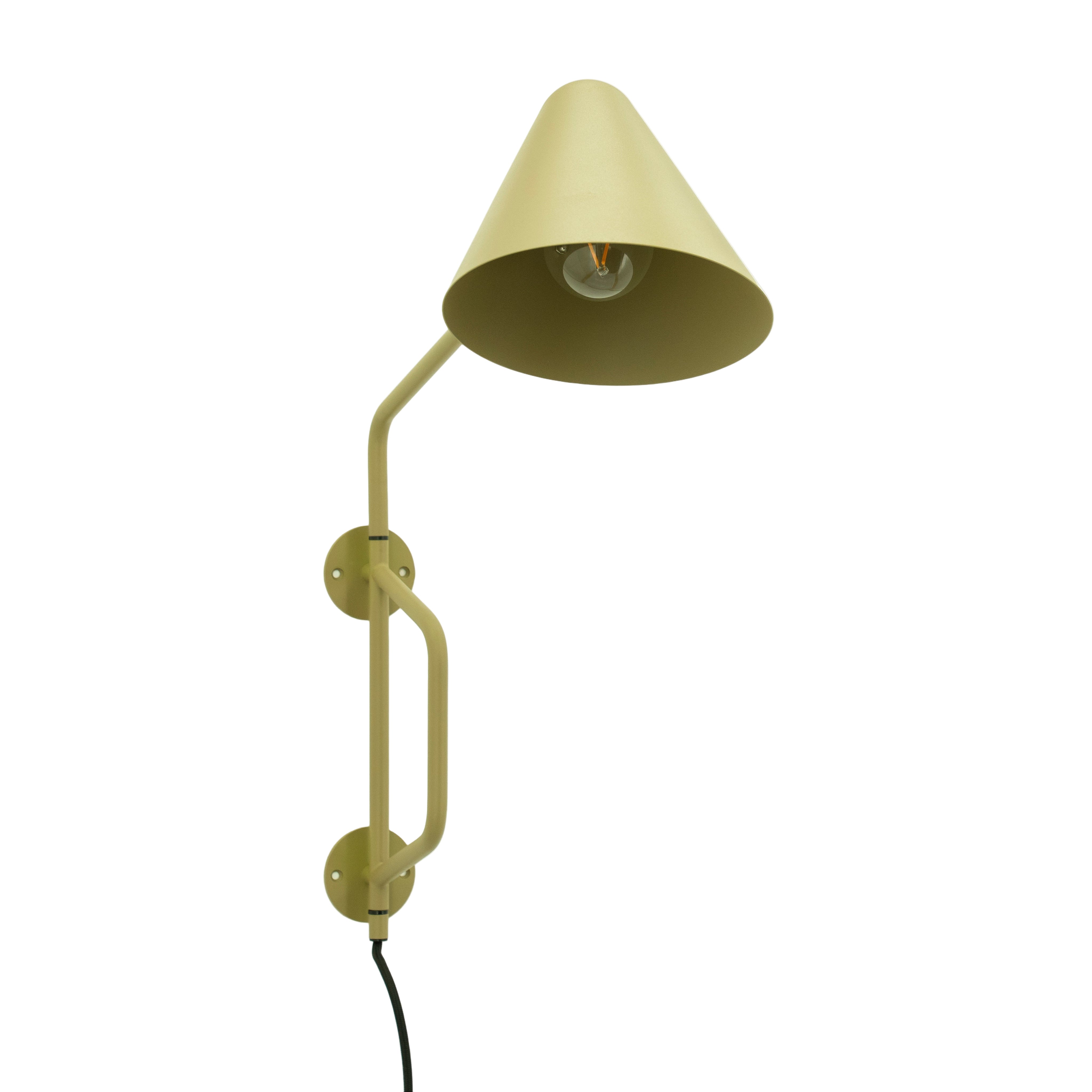 CAPA green wall lamp with arm