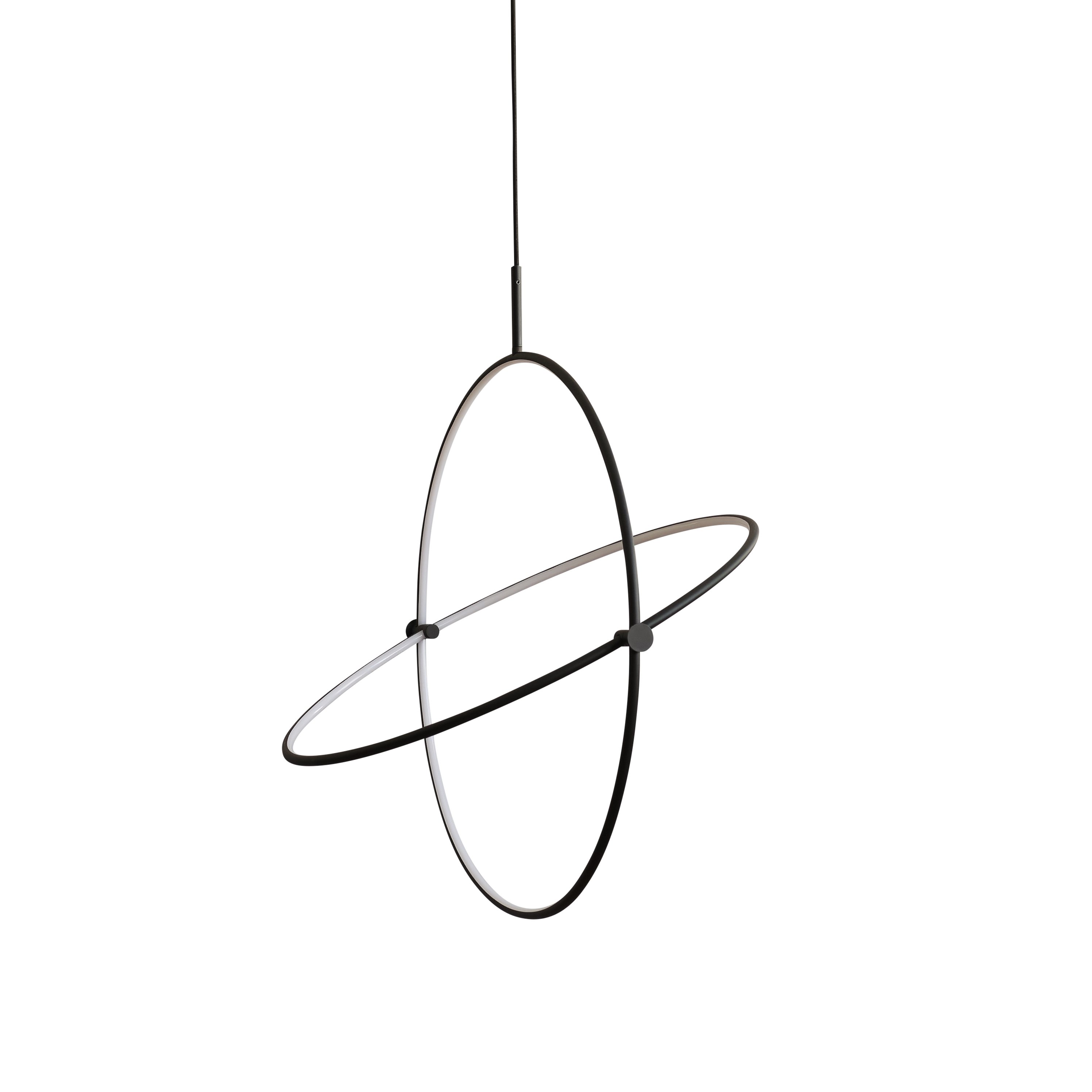 Závesná lampa MARU čierna