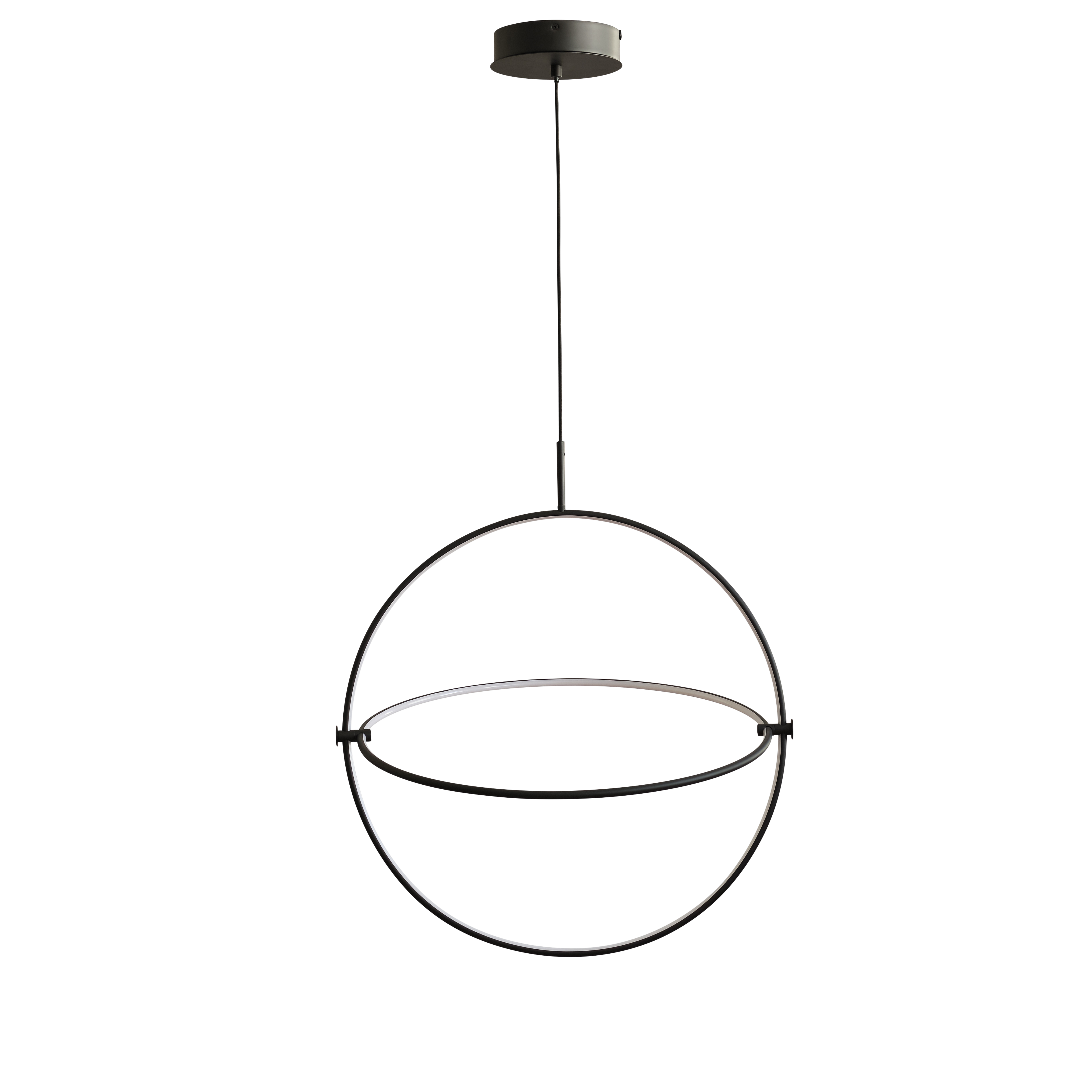 Závesná lampa MARU čierna