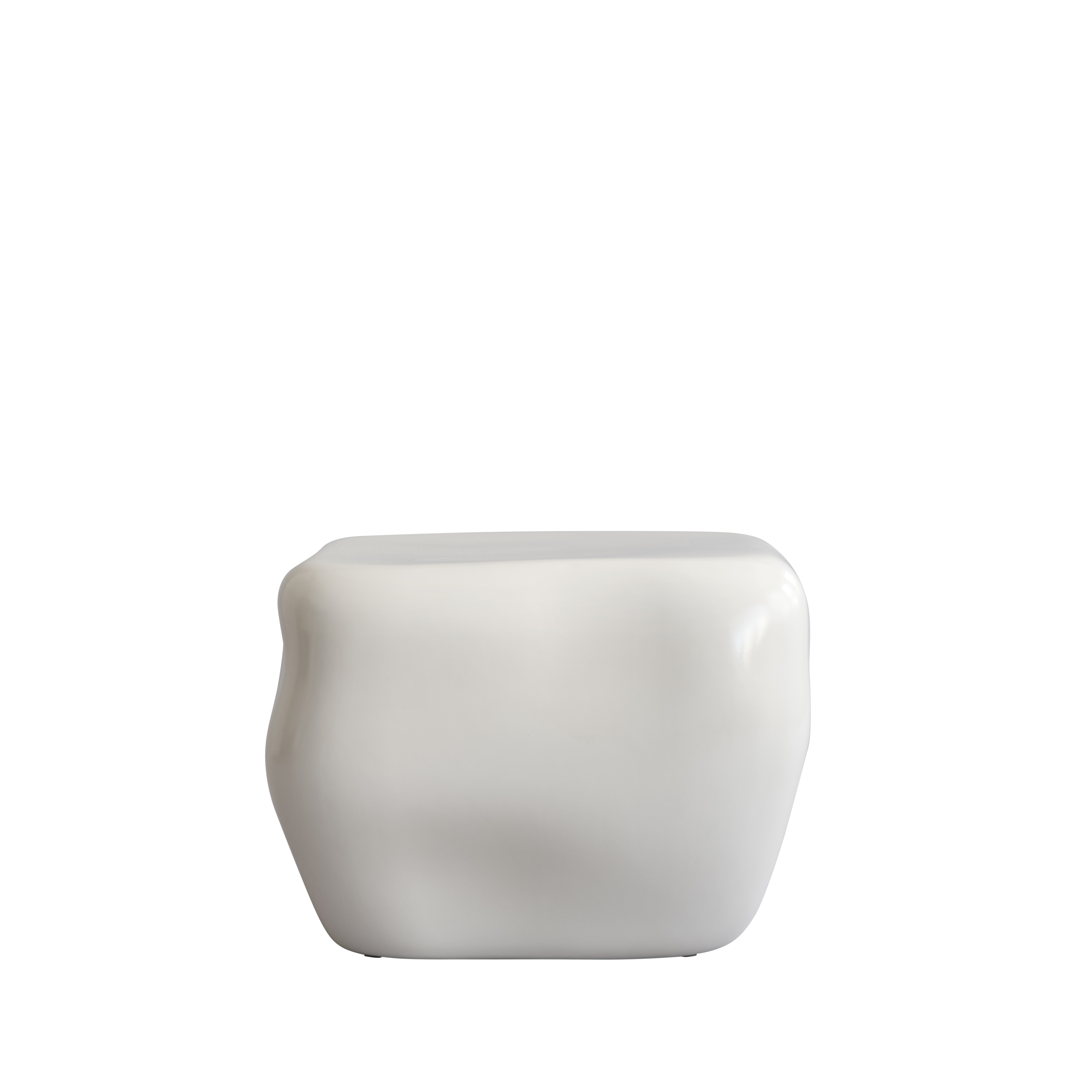 Kávový stolík ISHI biela keramika