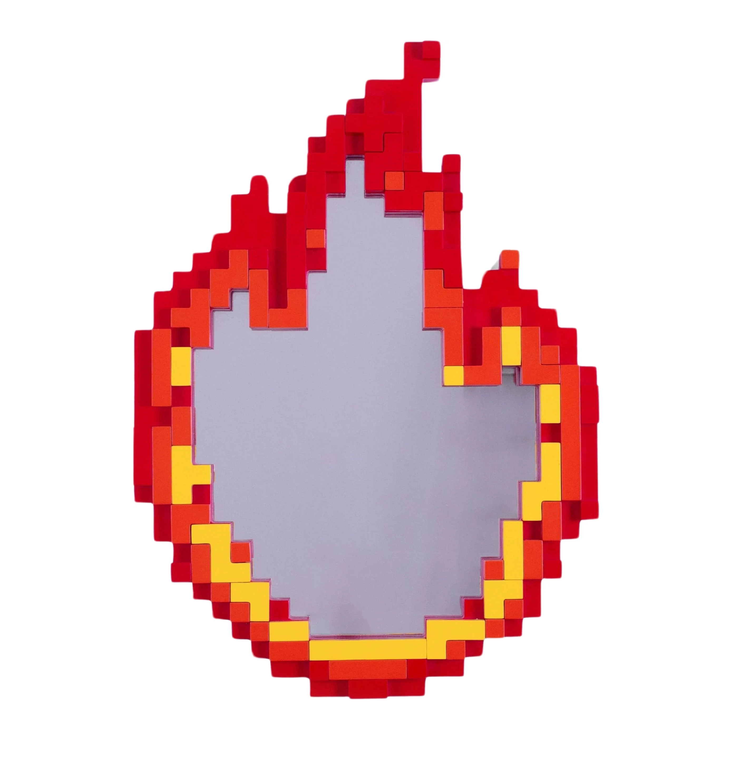 Luster PIXEL - OHEŇ červený