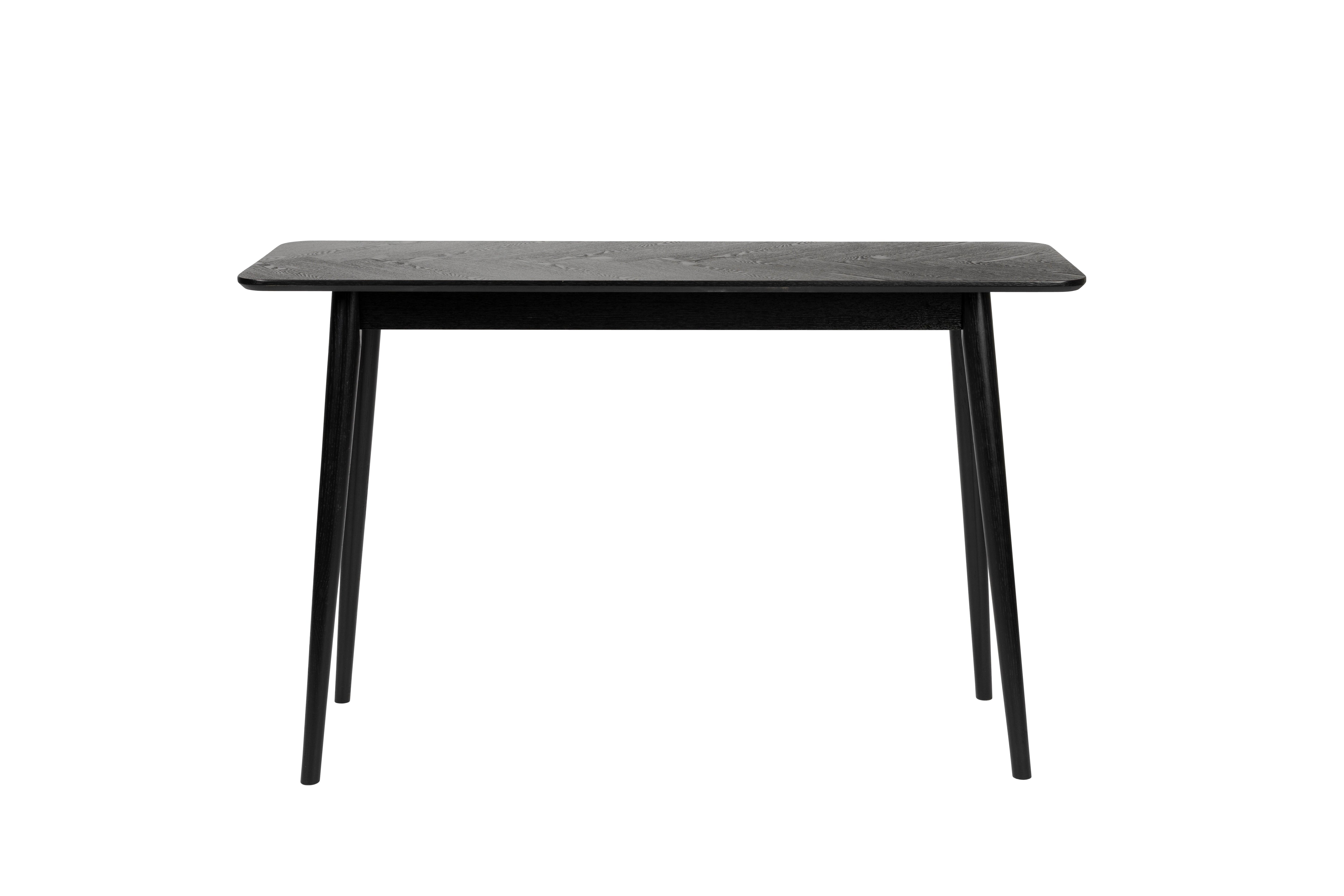 Fabio console black oak veneer