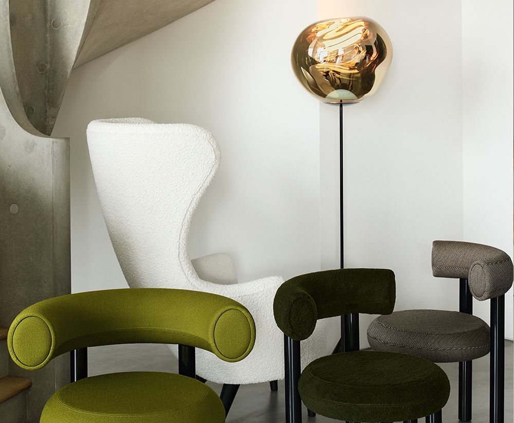 Stolná lampa MELT SLIM zlatá