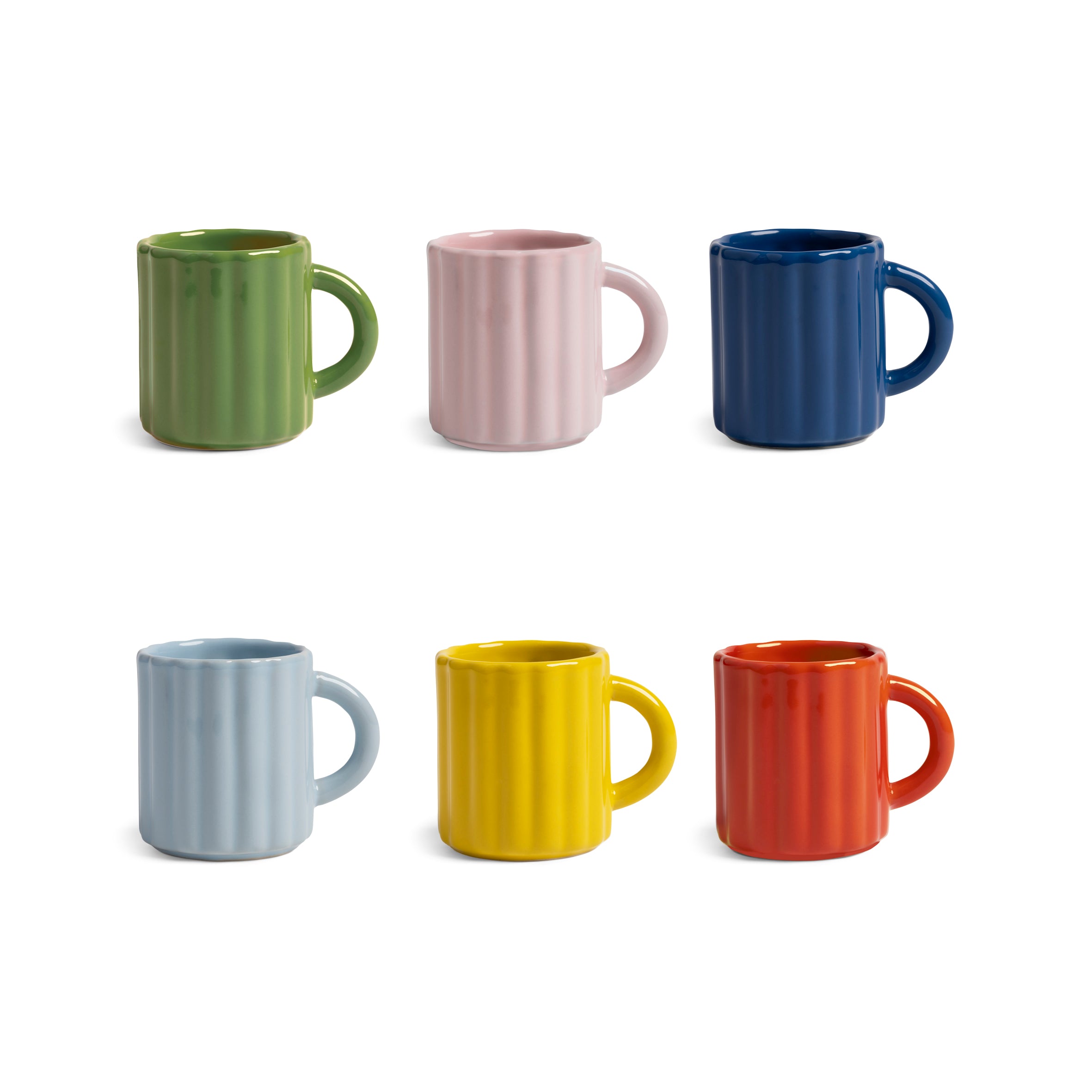 Colorful TUBE Mug Set