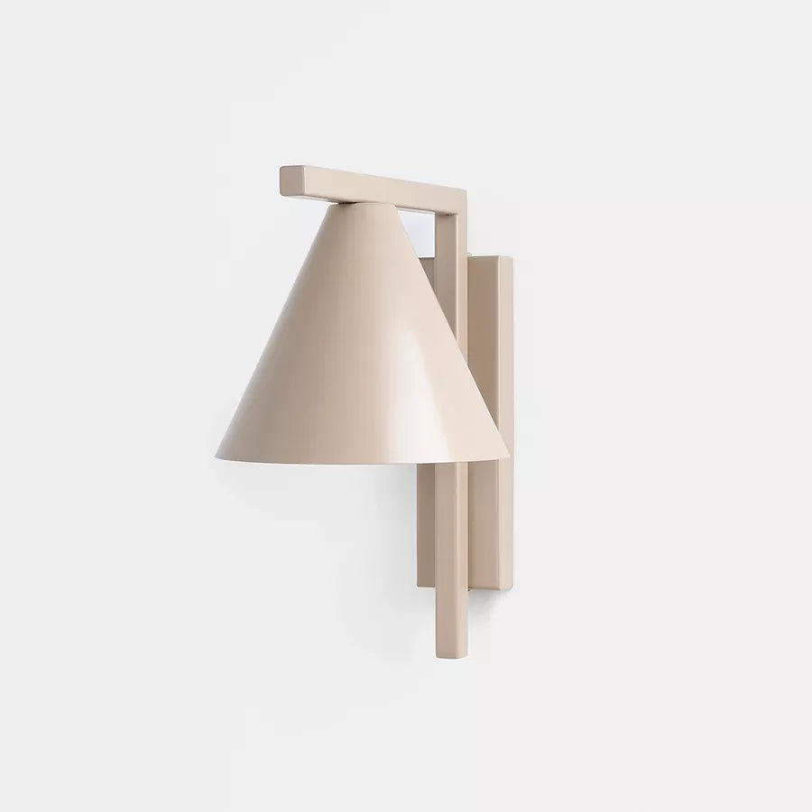 Beige forms wall lamp