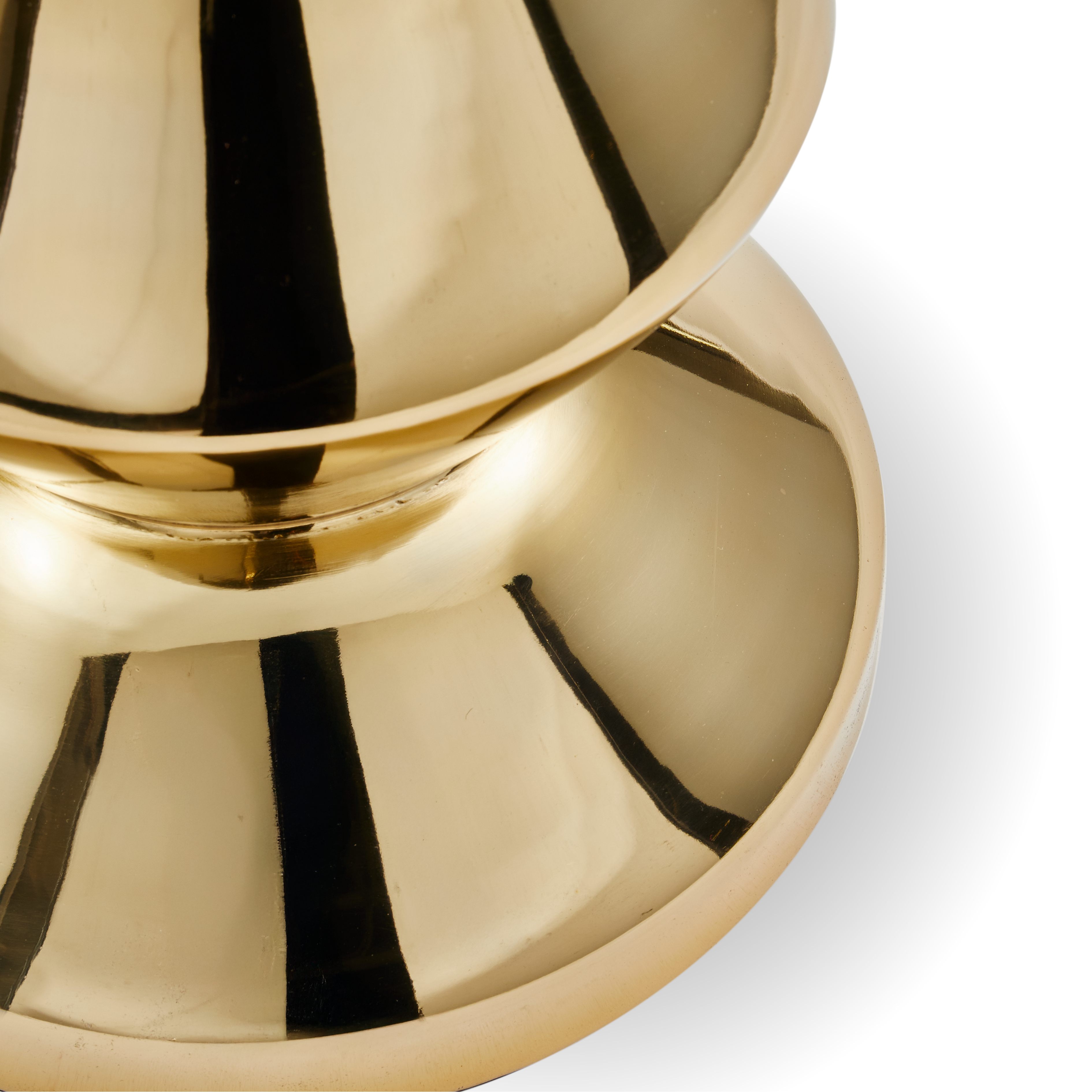 Stolička ZIG ZAG METAL zlatá