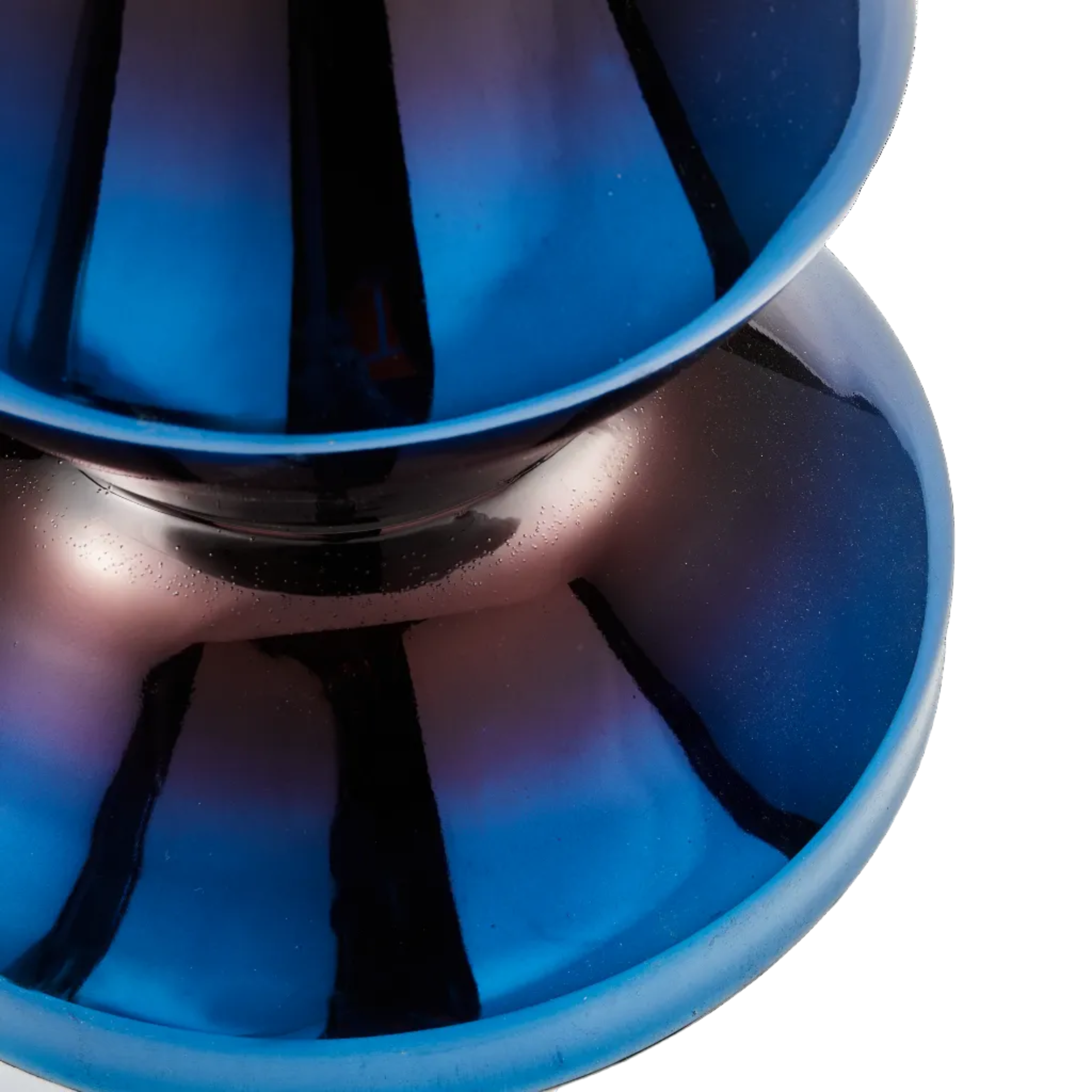 Stolička ZIG ZAG METAL tmavomodrá