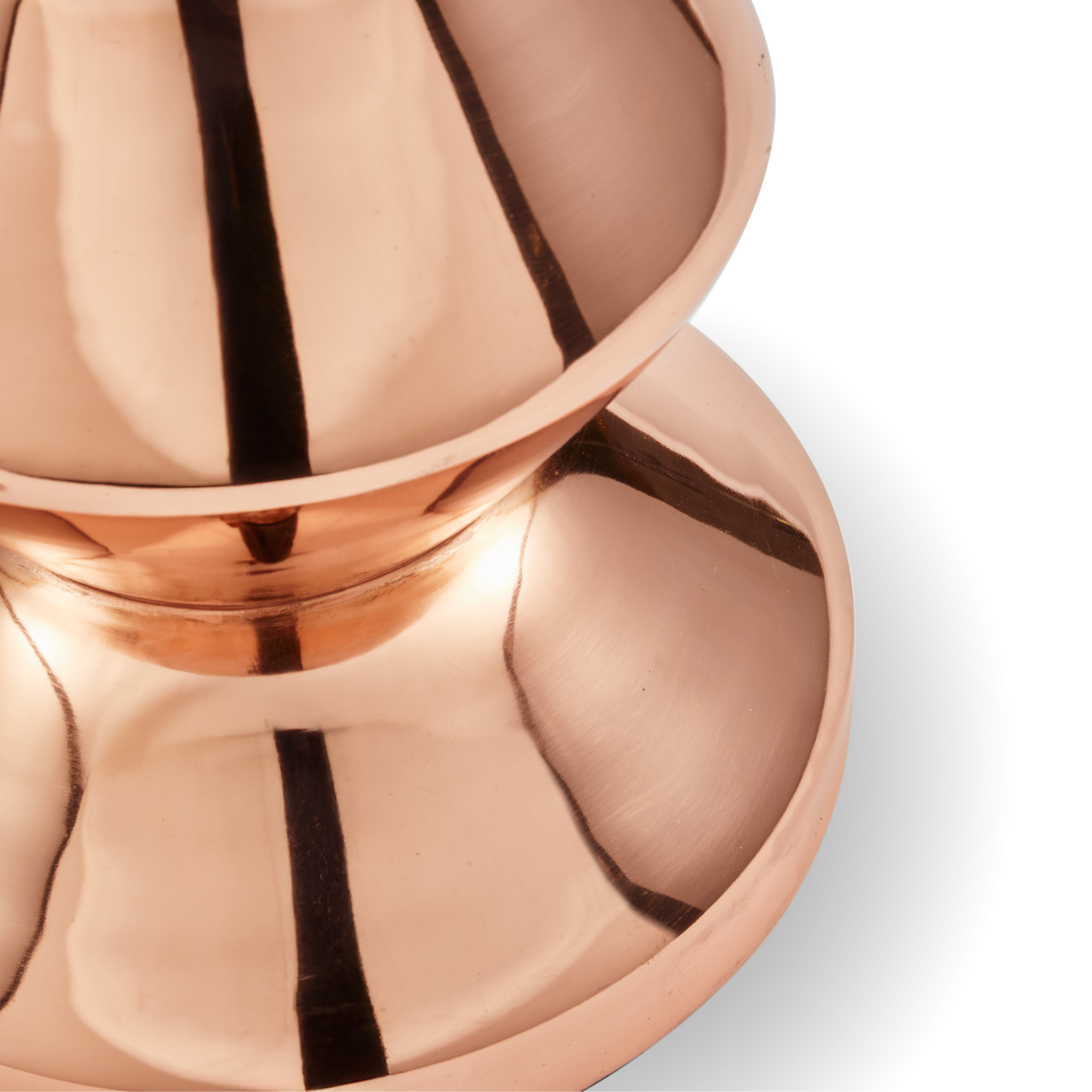 Stolička ZIG ZAG METAL medená