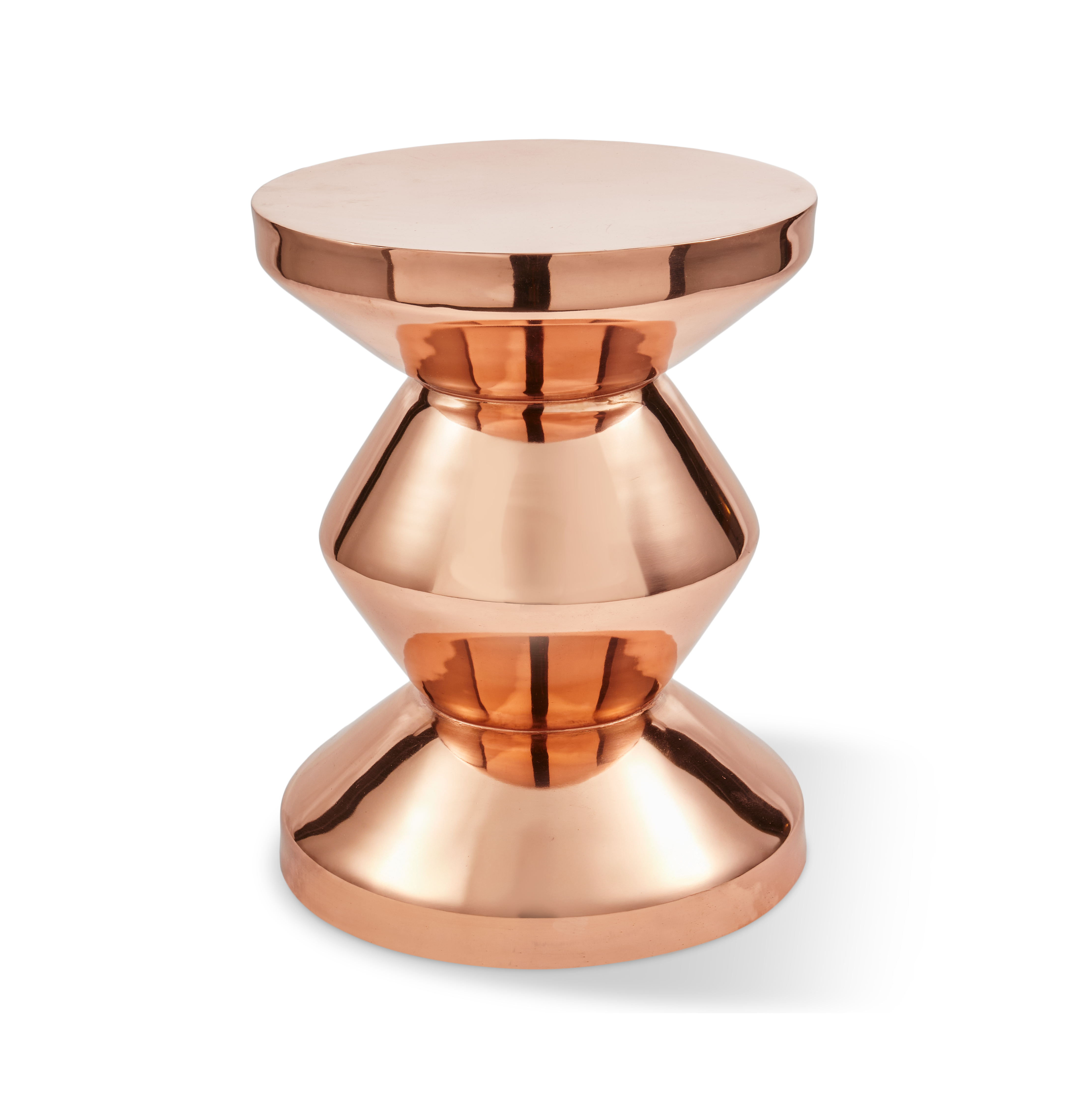 Stolička ZIG ZAG METAL medená