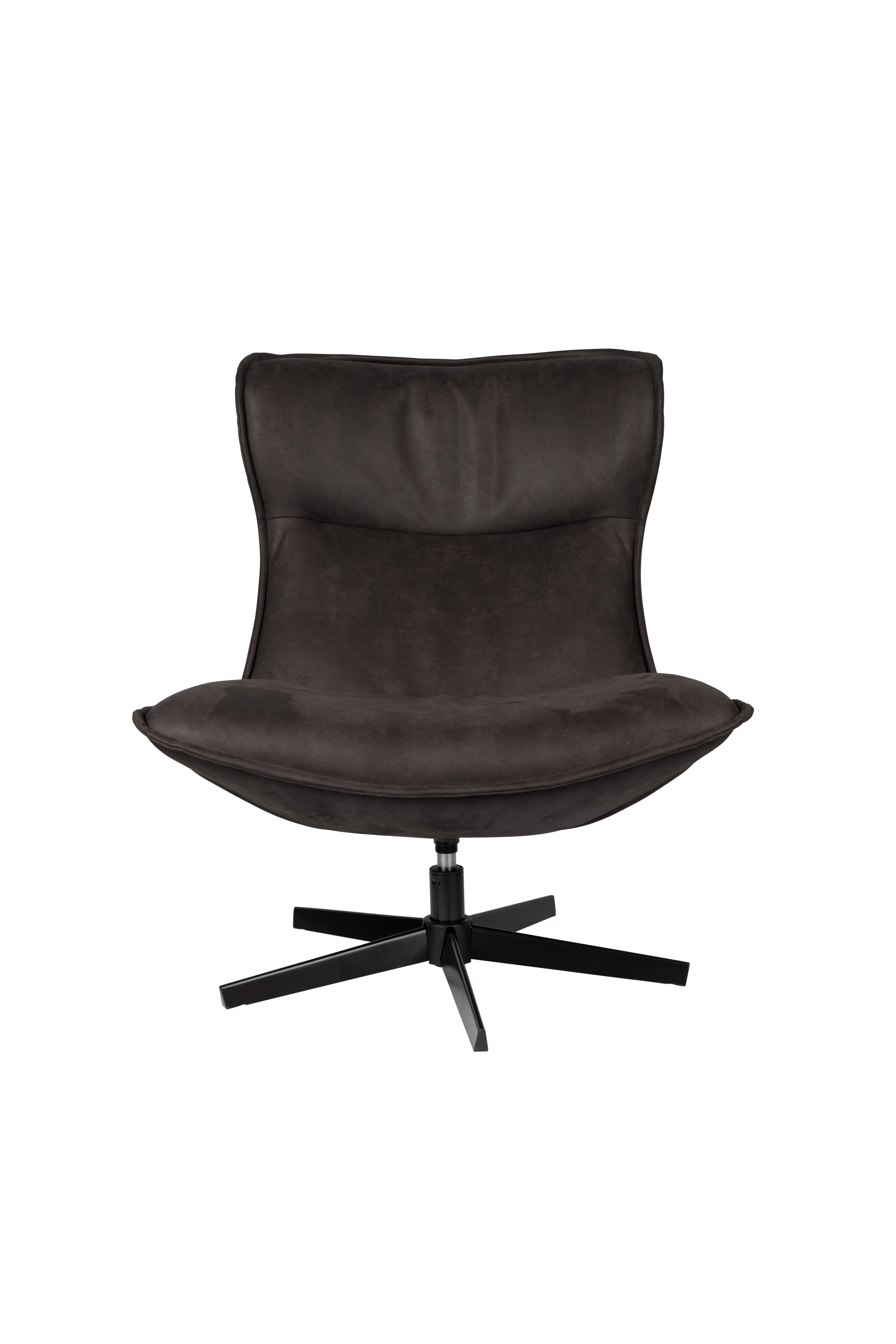 John anthracite swivel chair