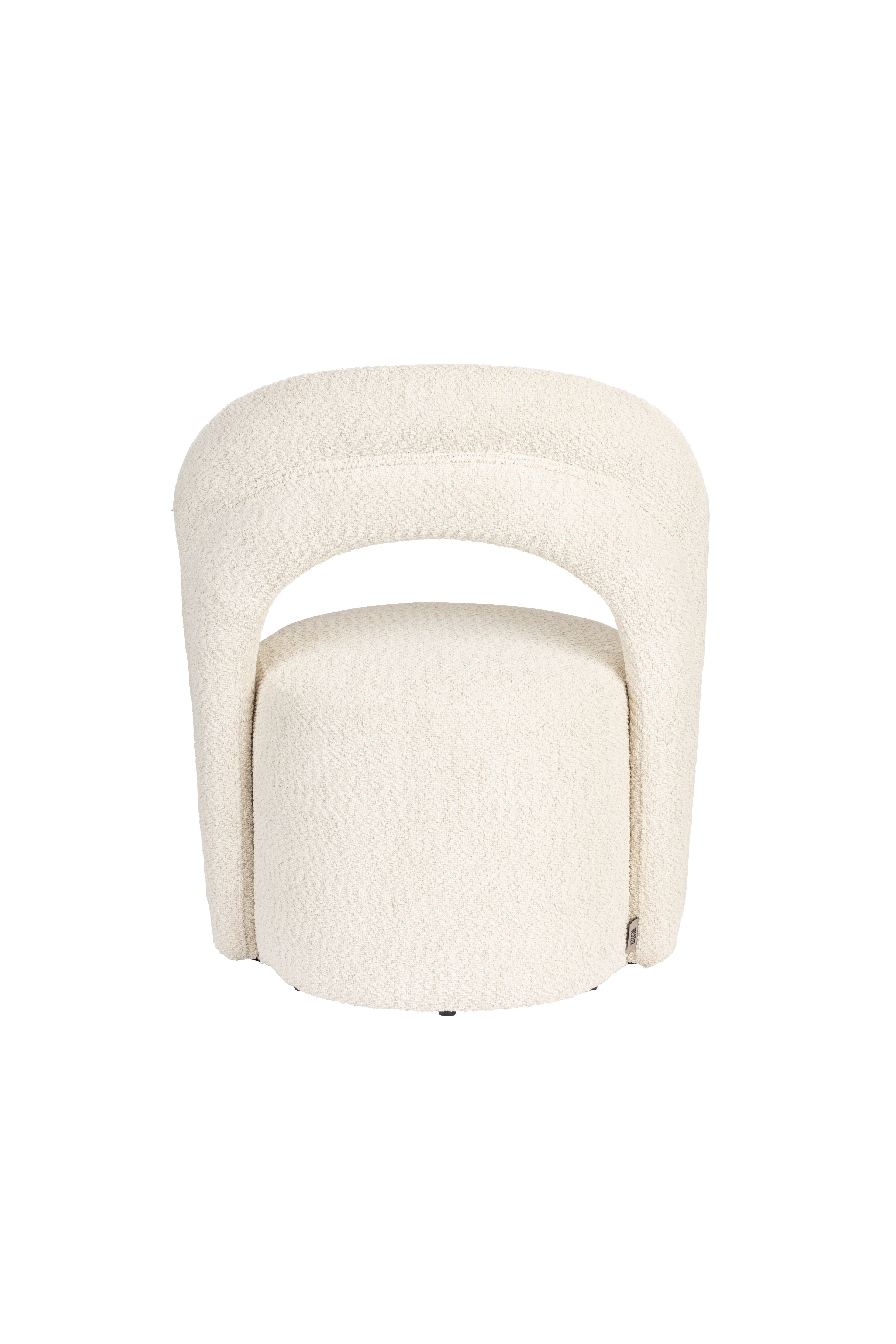 SEINA beige swivel armchair