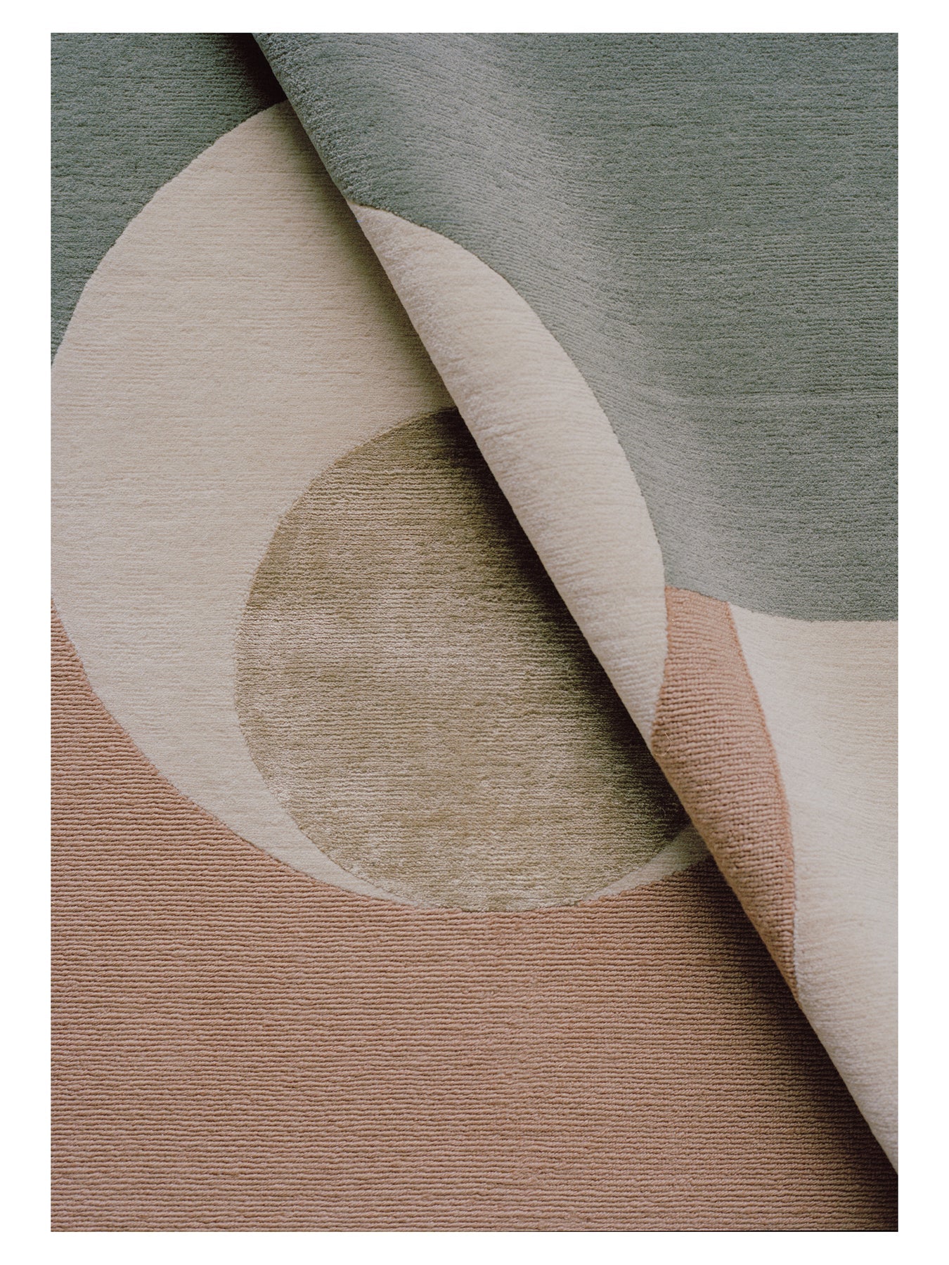 Kruhový koberec ETERNAL ORB tmavobéžový