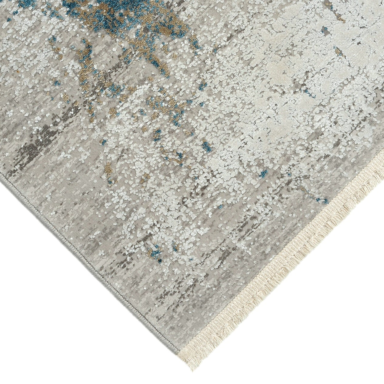 Koberec ROYAL šedý s modrou