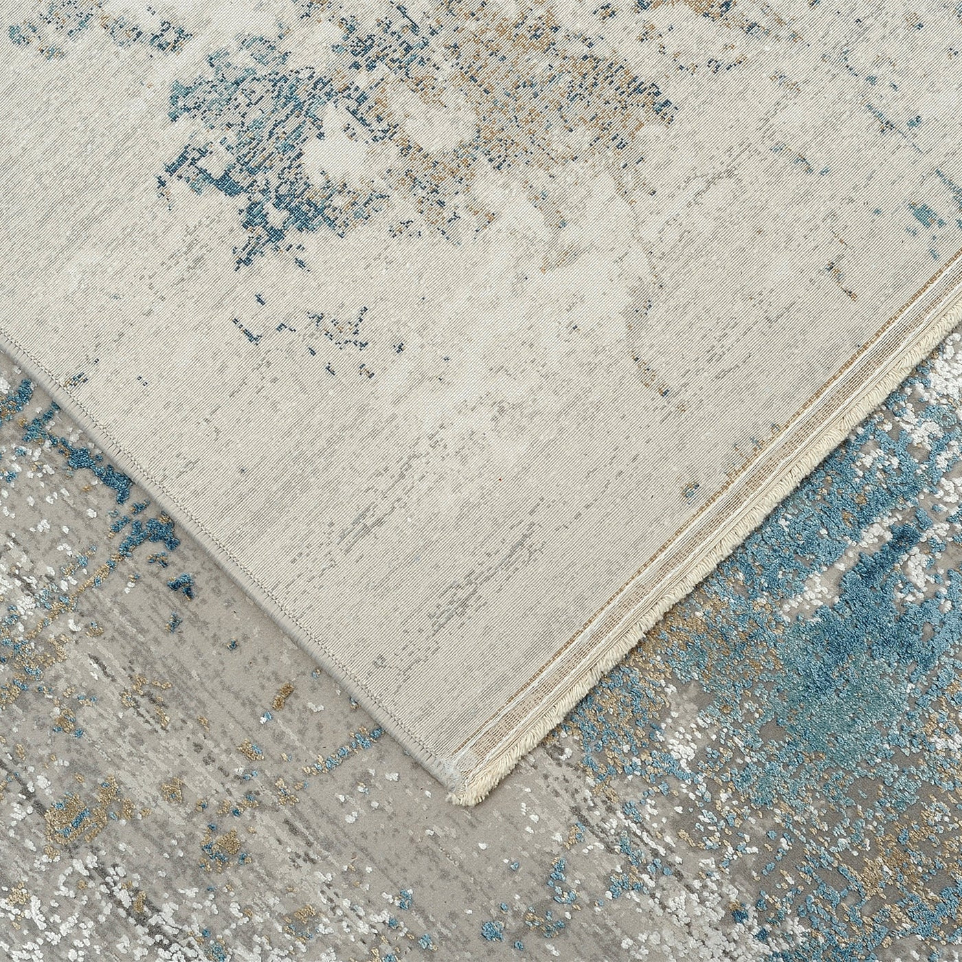 Koberec ROYAL šedý s modrou