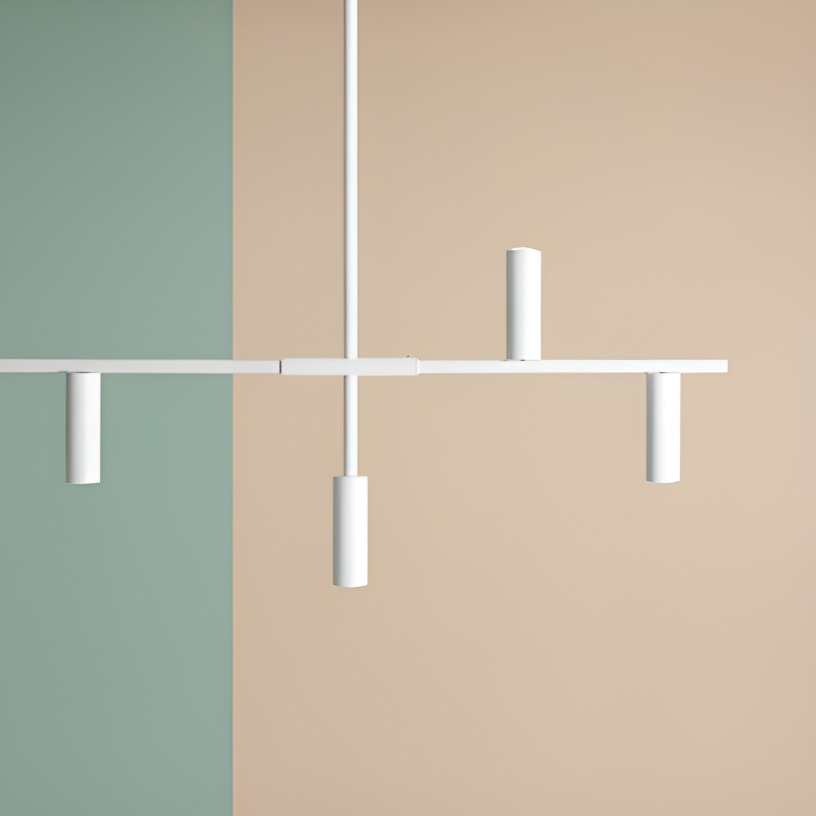 Závesná lampa TREVO biela