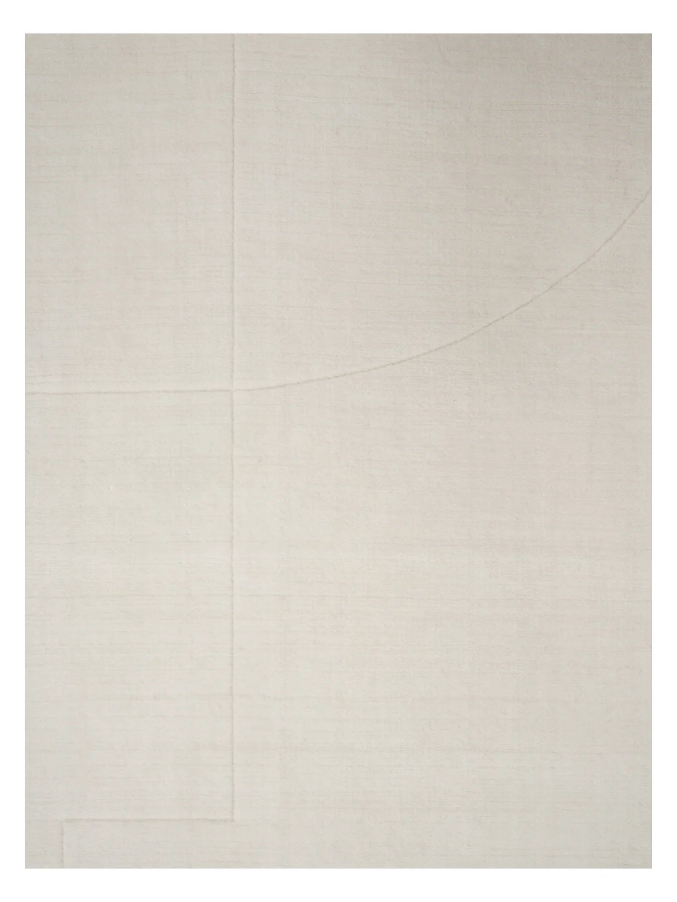 GEOMETRIC MAZE rug white