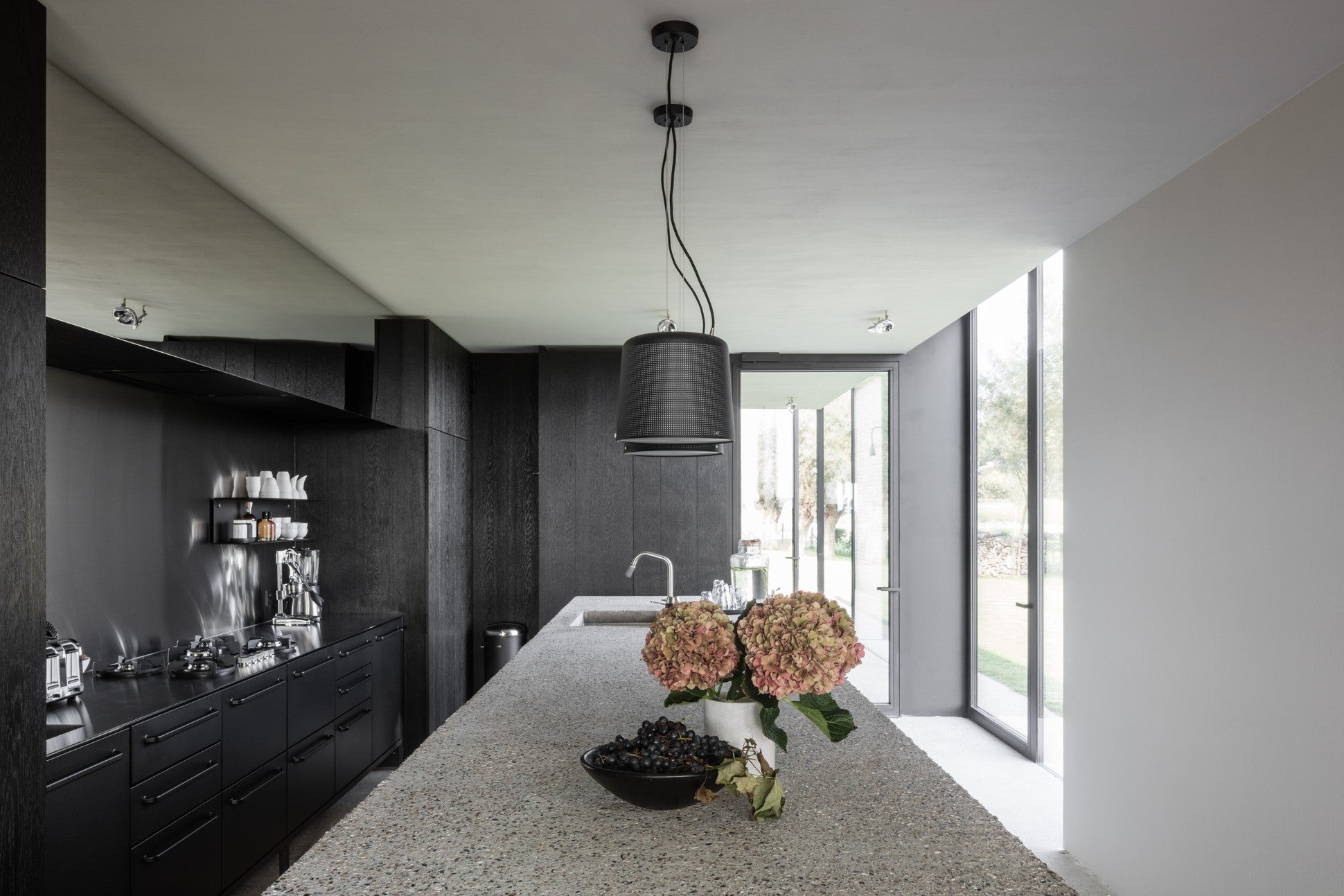Hanging Lamp 526 Black Metal