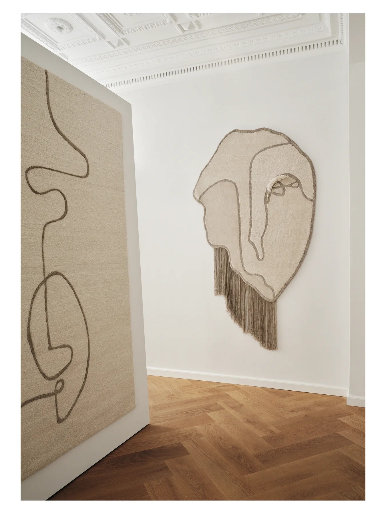 DUO SELF decorative rug beige