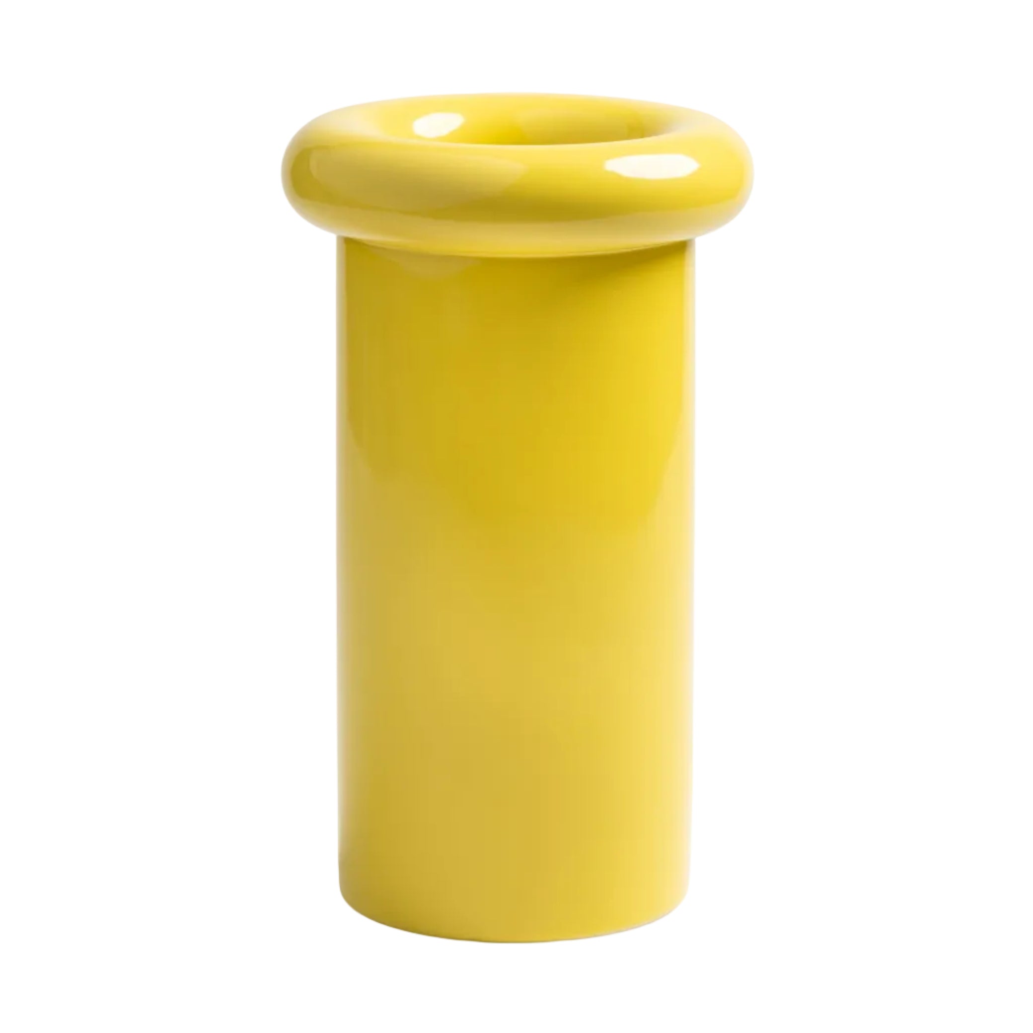 Váza TURBAN žltá