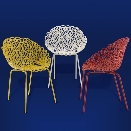 BACANA gray garden chair set