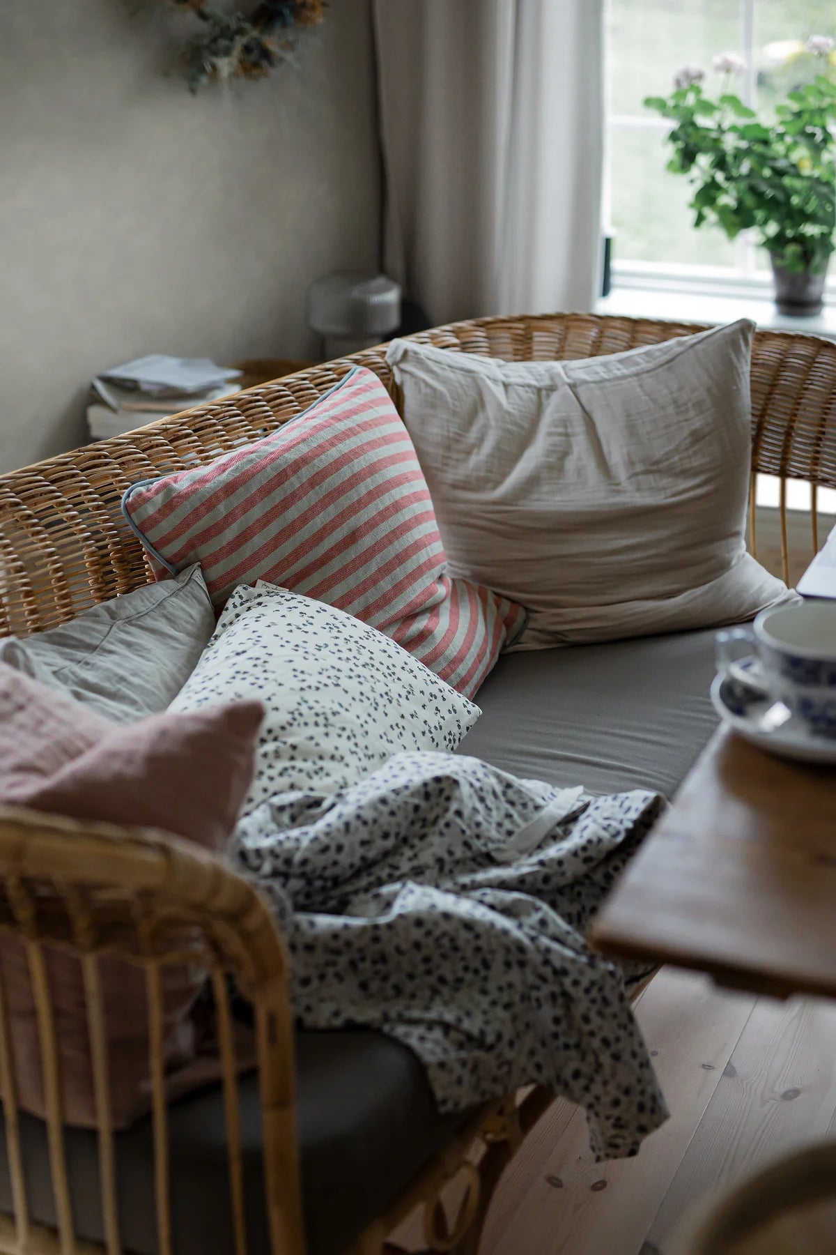 Painter's Wall Plaster Effect Wallpaper in Muted Green