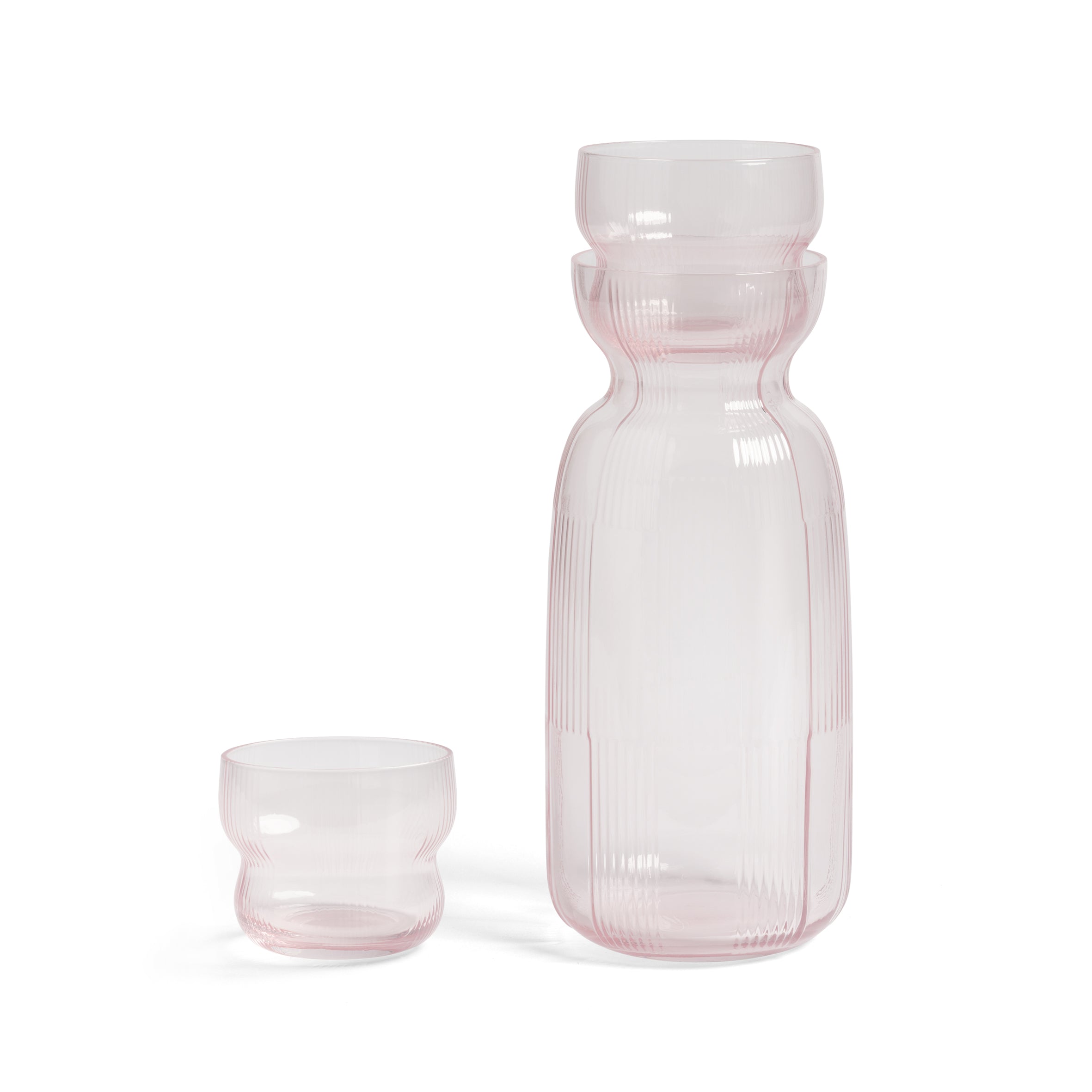 Circus Carafe Pink Glass