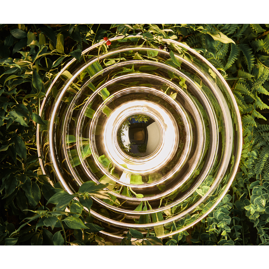 Nástenná lampa PRESS sklenená