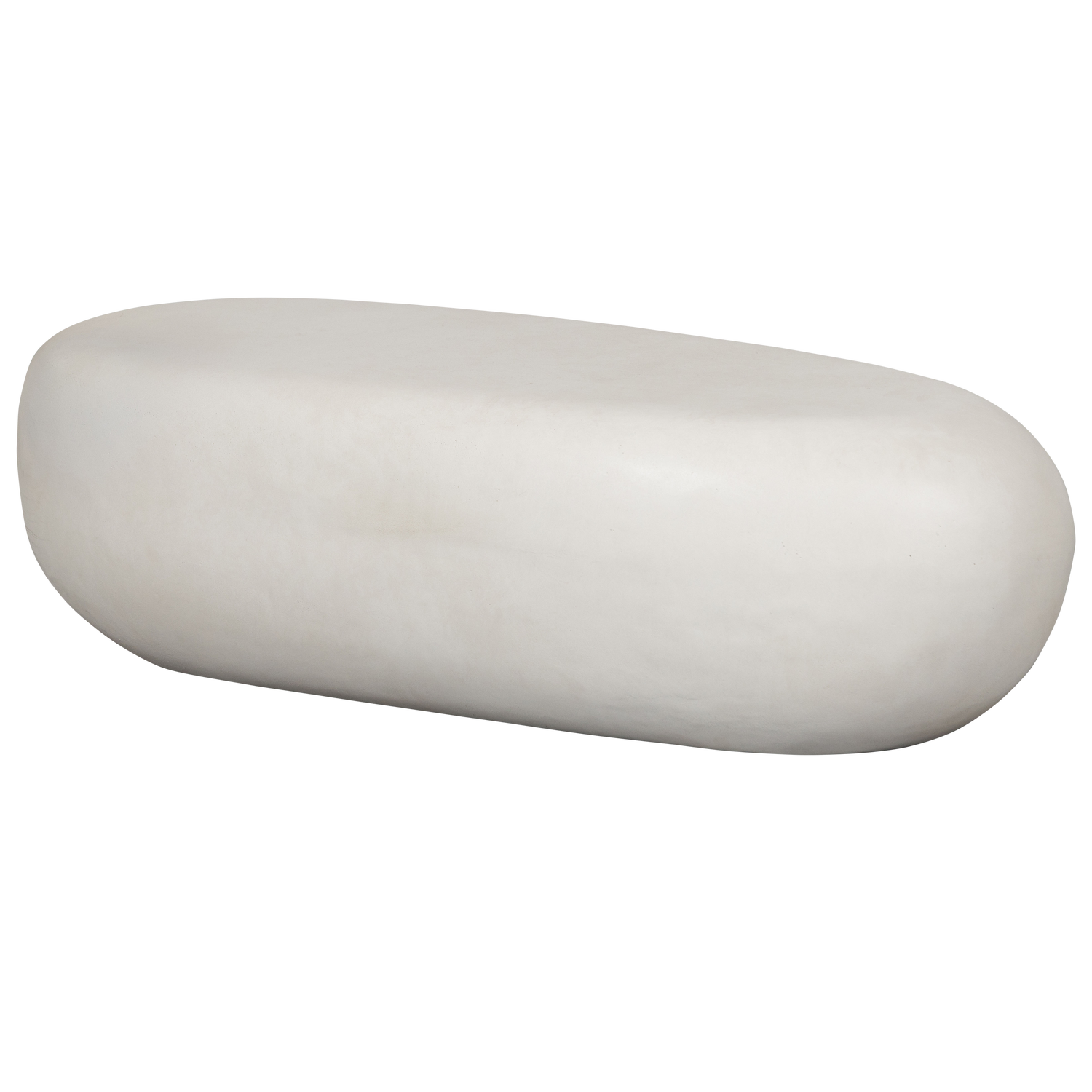 Biely vonkajší konferenčný stolík PEBBLE