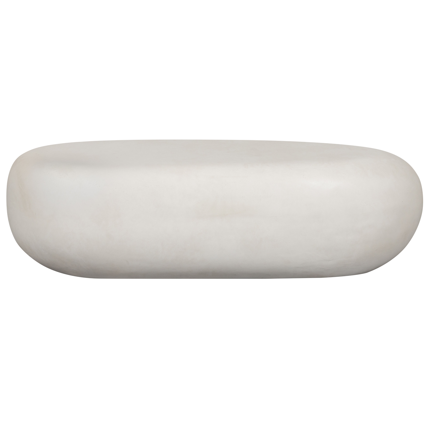 Biely vonkajší konferenčný stolík PEBBLE