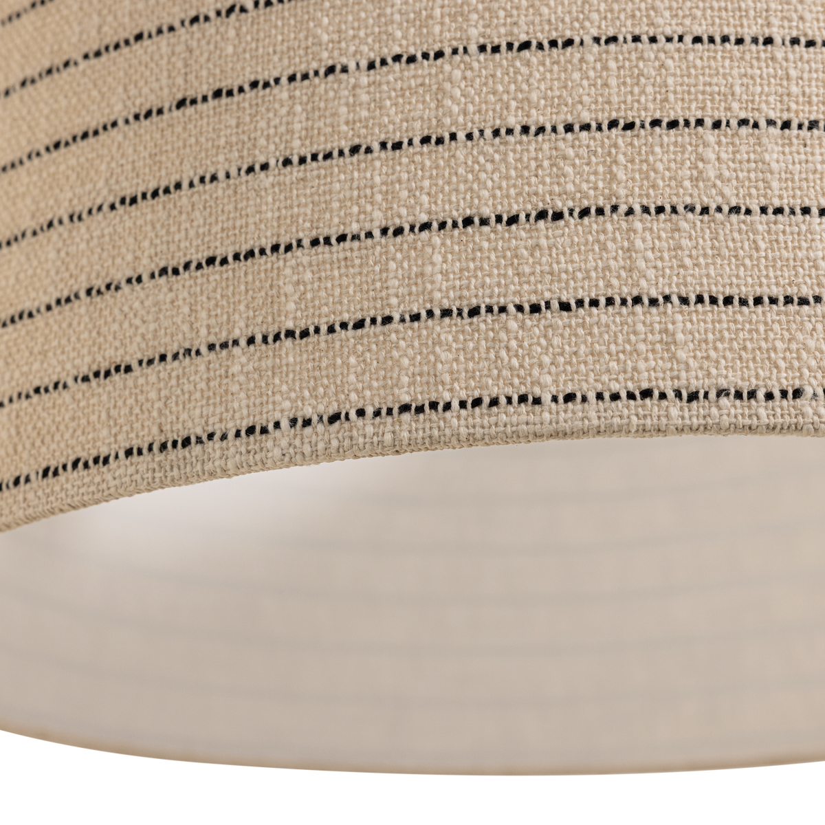 Lampa wisząca LOFT boucle naturalny w czarne paski – ujęcie 4