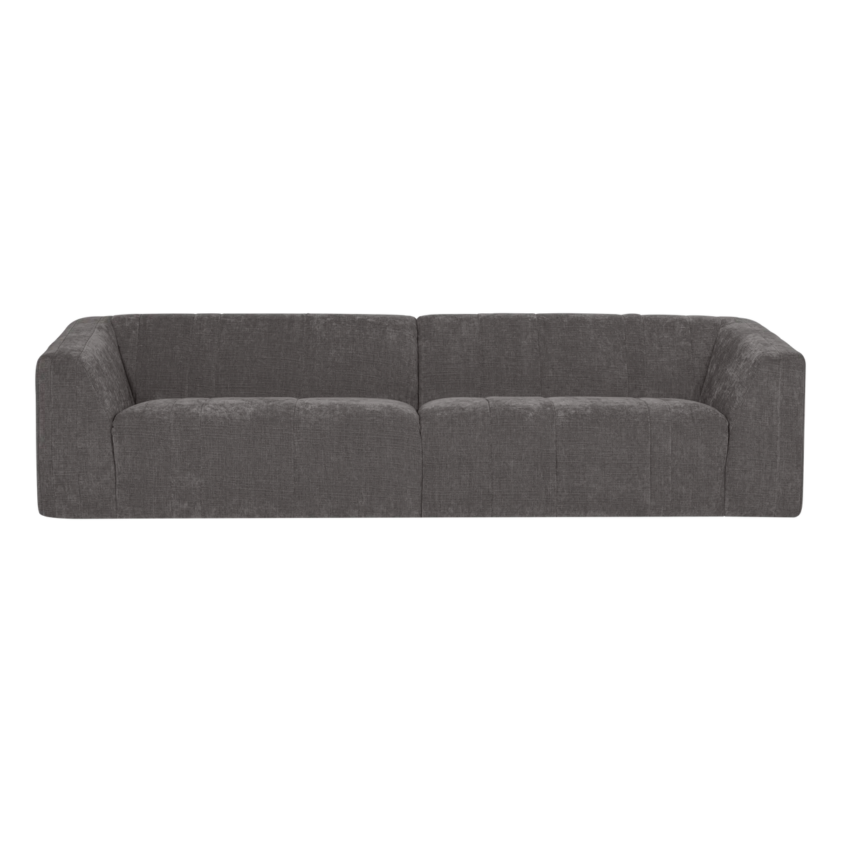 Sofa pre 4 osoby OMAIRE šedý šenil