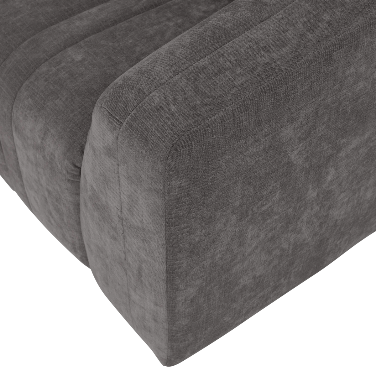 Sofa pre 4 osoby OMAIRE šedý šenil