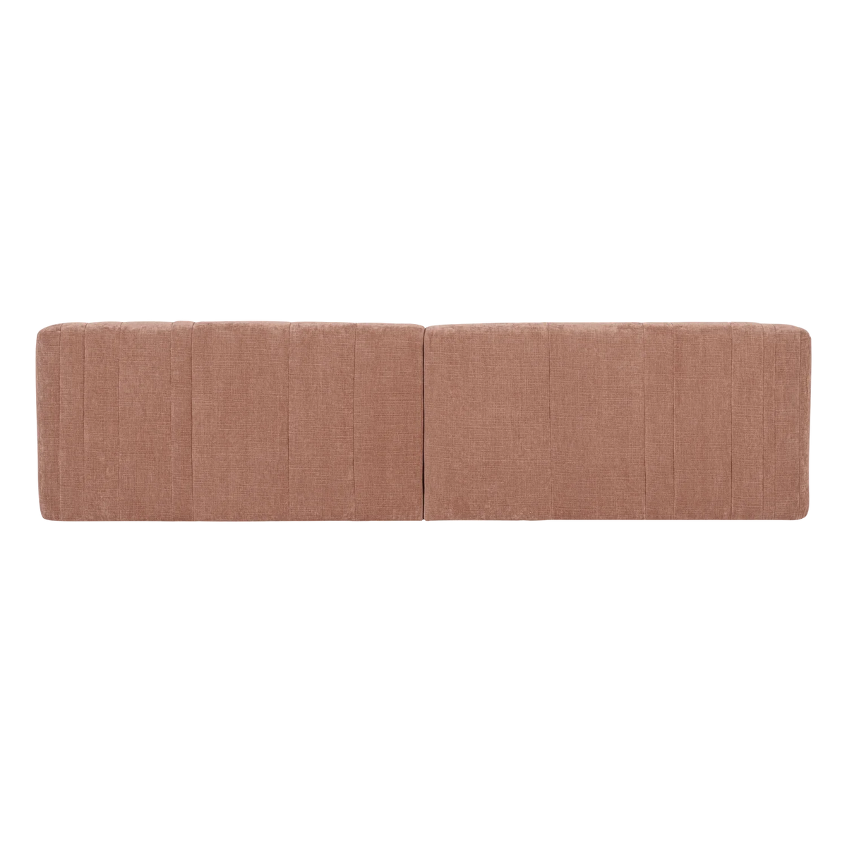 Sofa pre 4 osoby OMAIRE ružový šenil