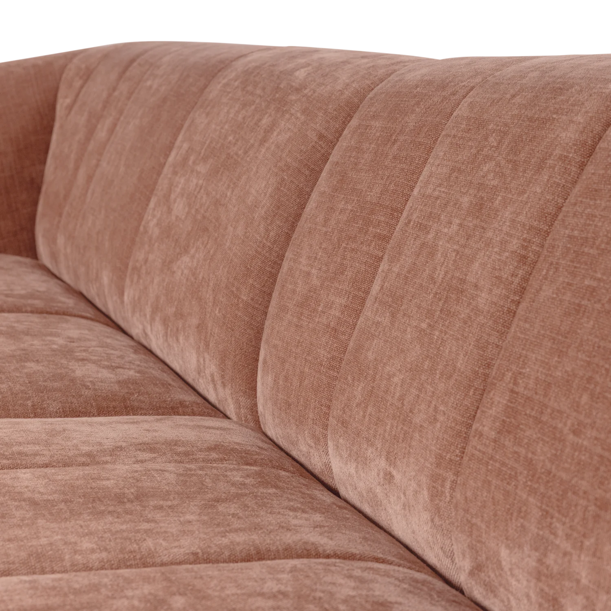 Sofa pre 4 osoby OMAIRE ružový šenil