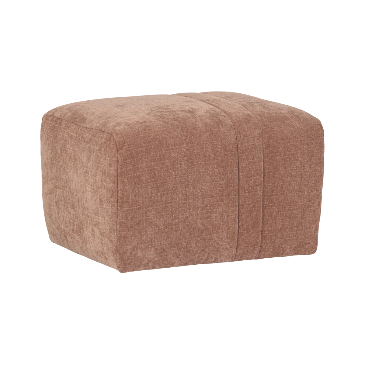 Puf OMAIRE ružový šenil