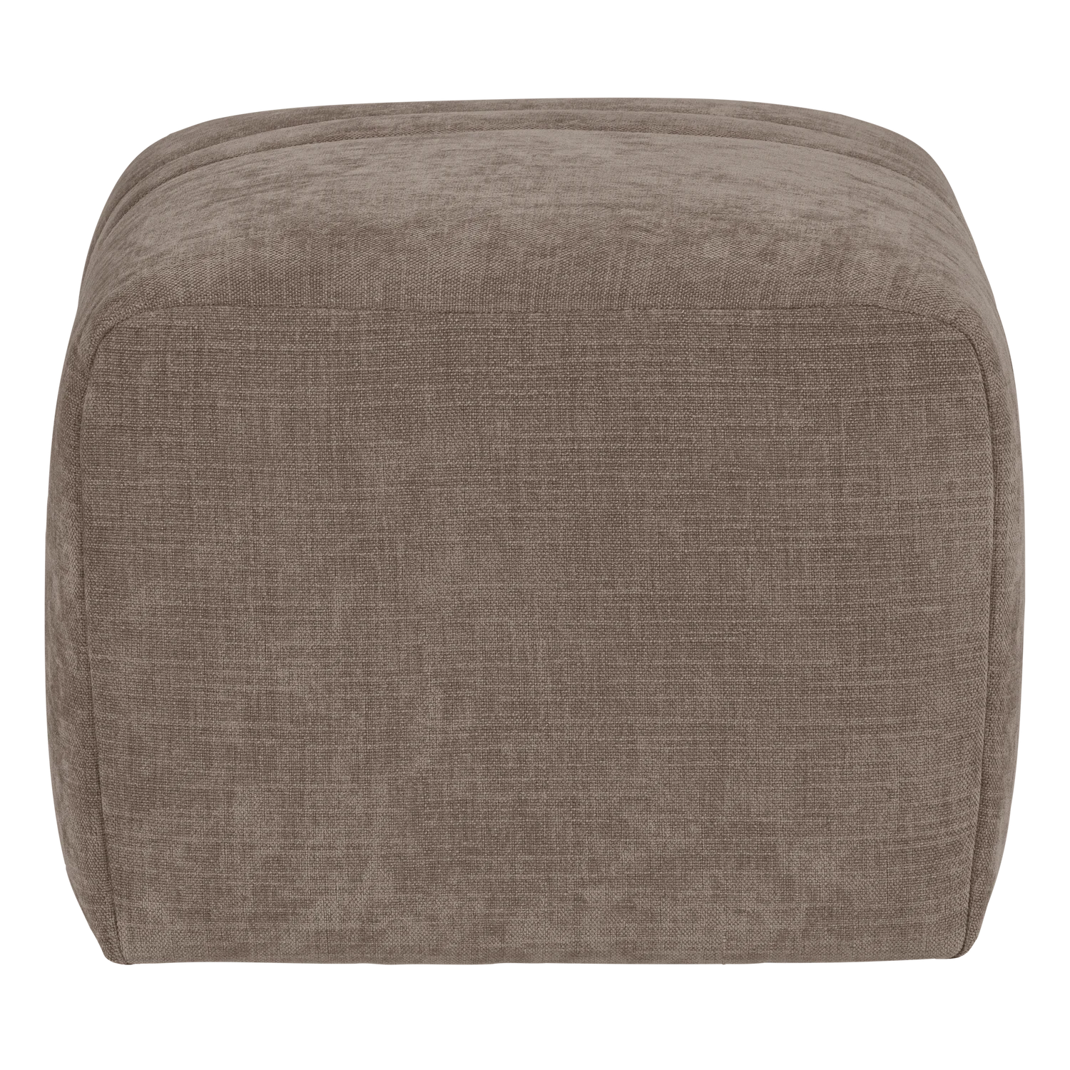 Puf OMAIRE taupe šenil
