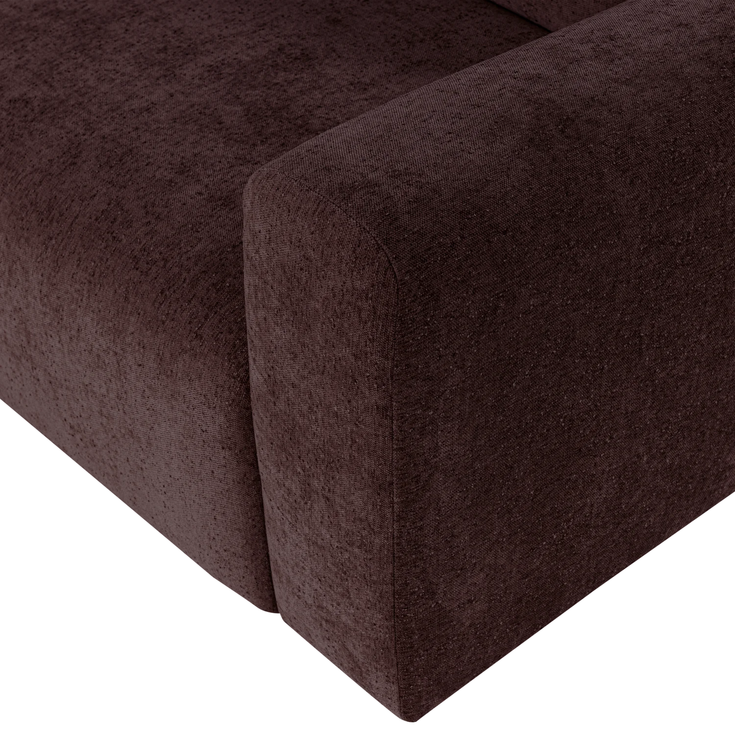 Sofa 3-osobová UMINA tmavý burgundský šenil