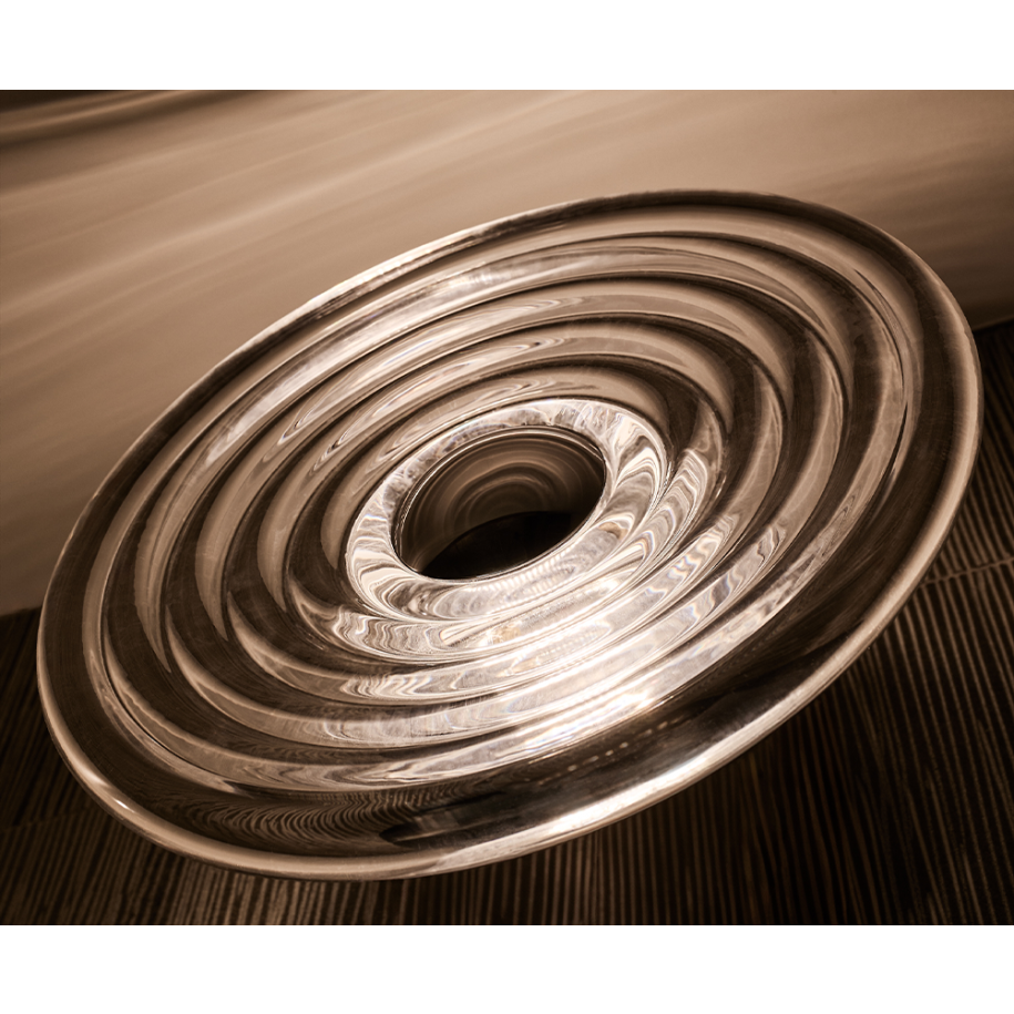 Nástenná lampa PRESS sklenená